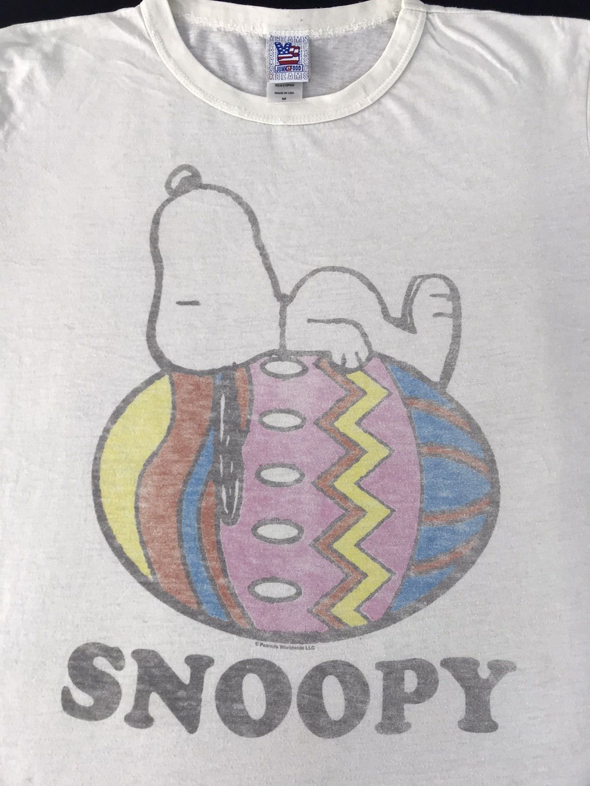 Beams Plus Beams Junk Food Snoopy Rasta Peanut Big Printed Tee Size US M / EU 48-50 / 2 - 2 Thumbnail