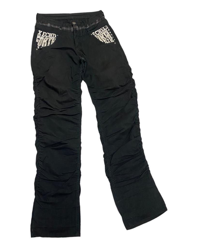 Japanese Brand UNDERCOVER INSPIRED DOUBLE WAIST CURVED DESIGN DENIM PANTS Size US 30 / EU 46 - 9 Thumbnail