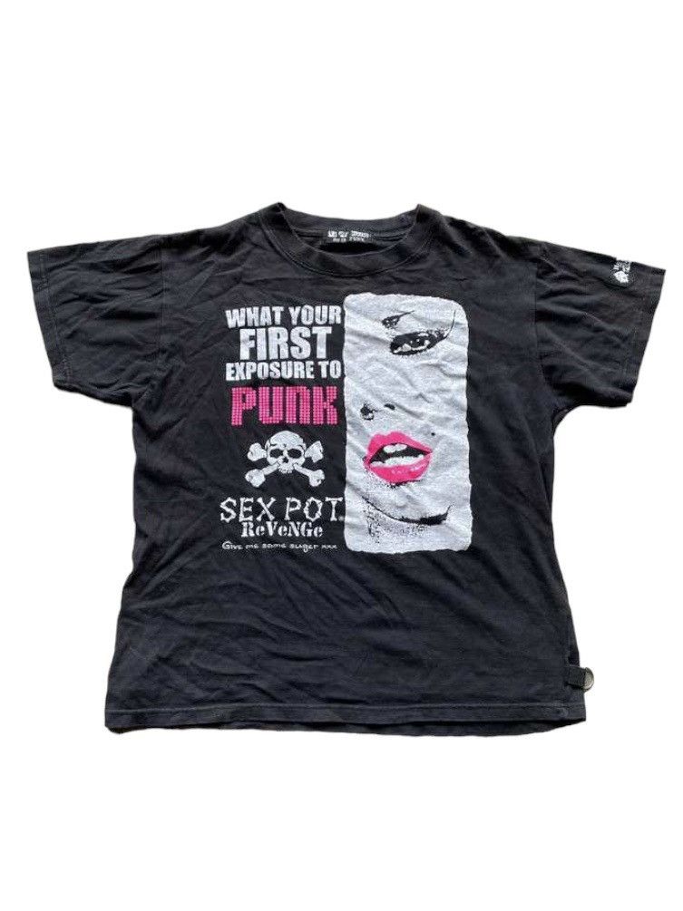 Japanese Brand Sex Pot Revenge Punk Designer Patched Bondage Style Shirt Size US S / EU 44-46 / 1 - 1 Thumbnail