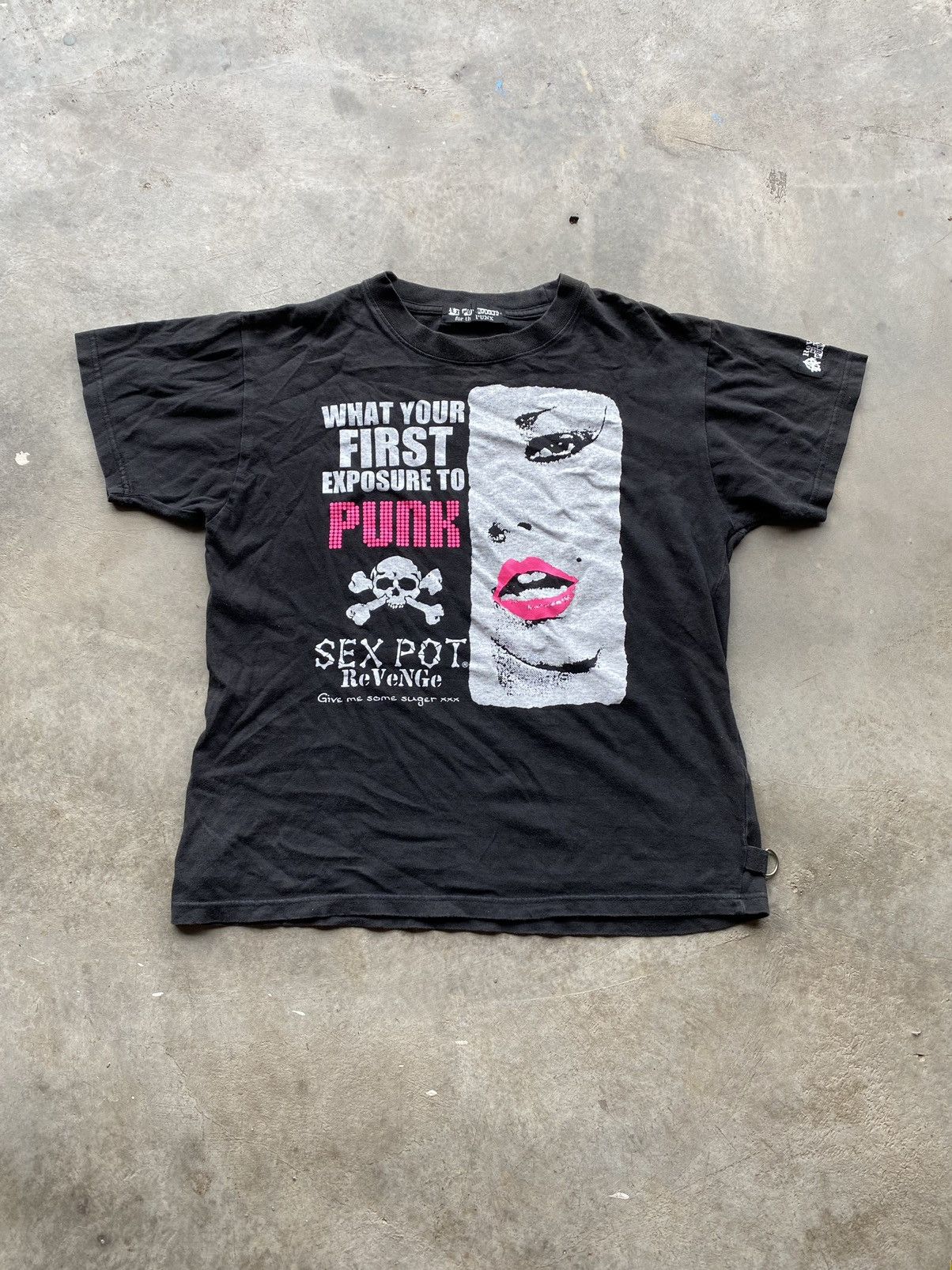 Japanese Brand Sex Pot Revenge Punk Designer Patched Bondage Style Shirt Size US S / EU 44-46 / 1 - 2 Thumbnail