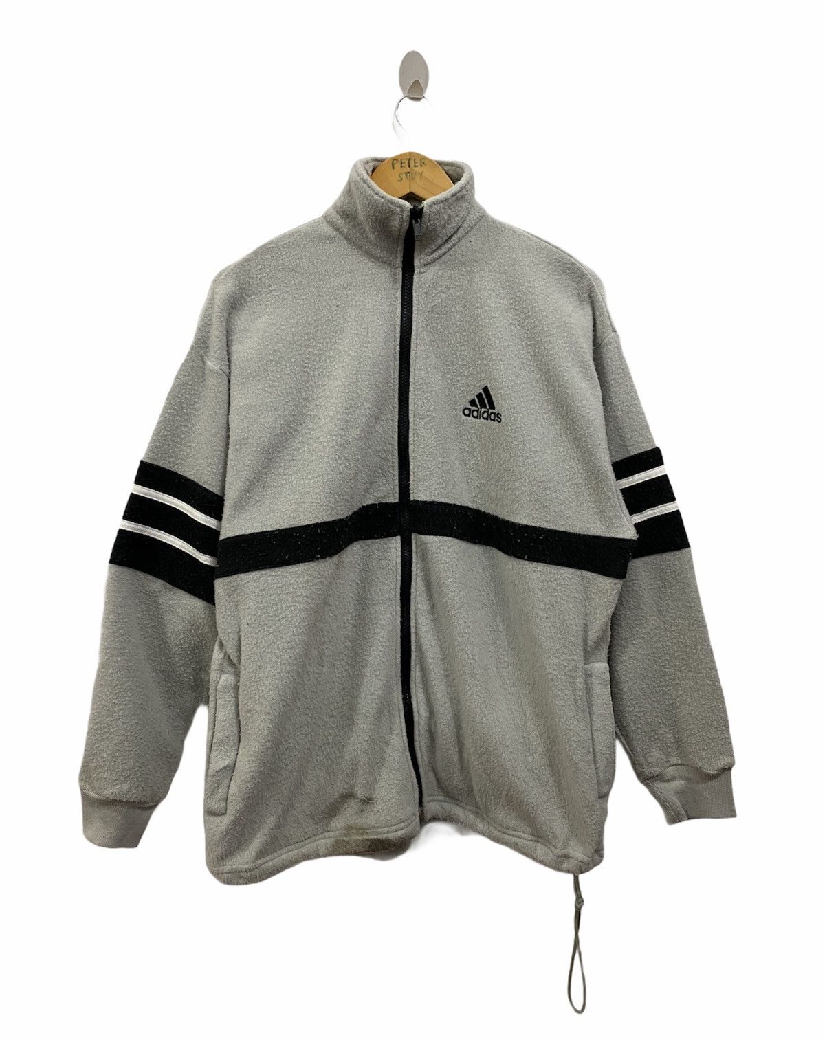 Adidas Adidas Fleece Sweater Zip-Up (M) Size US M / EU 48-50 / 2 - 1 Thumbnail