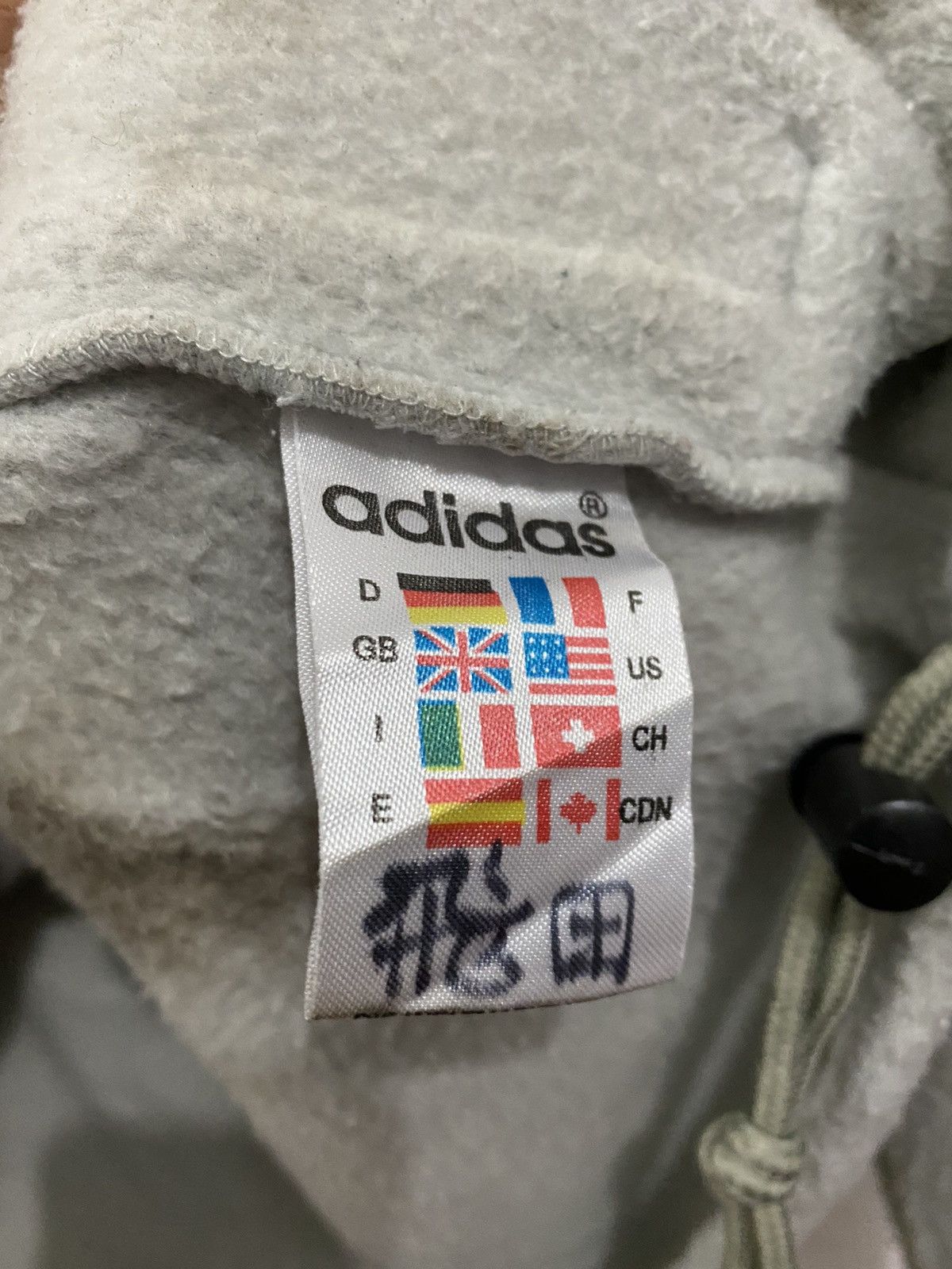 Adidas Adidas Fleece Sweater Zip-Up (M) Size US M / EU 48-50 / 2 - 8 Thumbnail