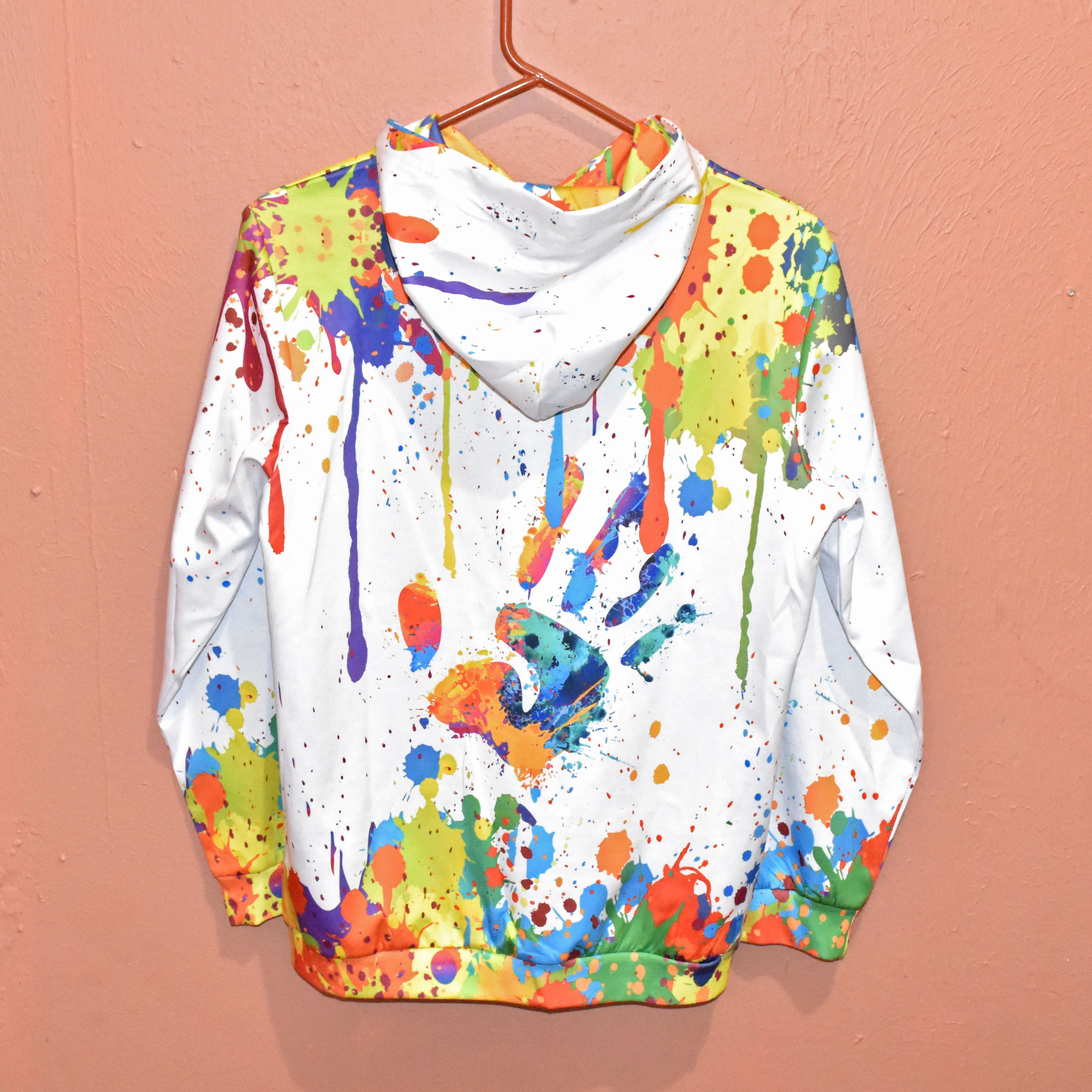 Art Paint Splatter Design Hoodie Grailed   Ff9bf3baa3624757b269cb80153ed7d7