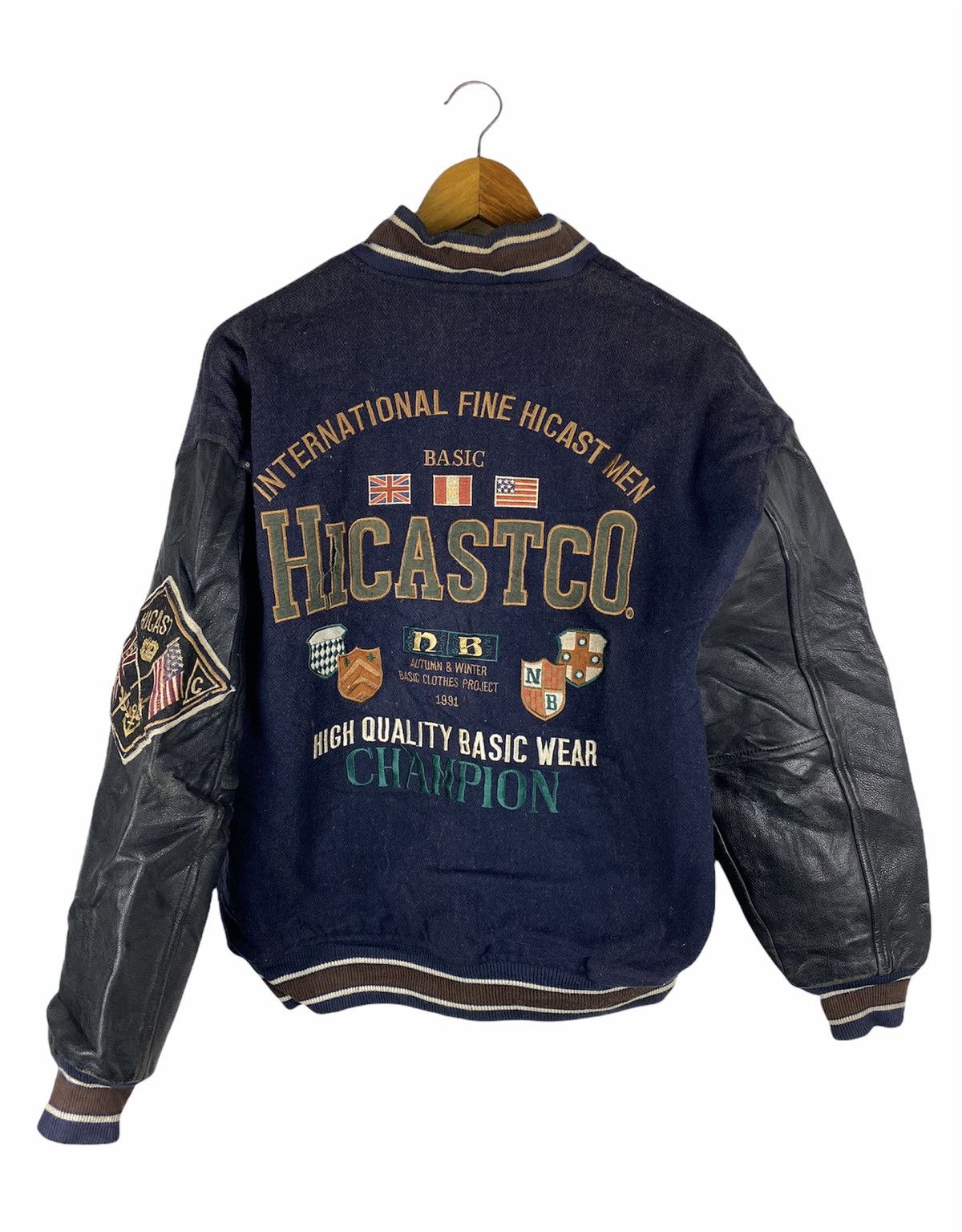 Other HICASTCO VINTAGE VARSITY JACKET LEATHER SLEEVE Size US L / EU 52-54 / 3 - 1 Thumbnail