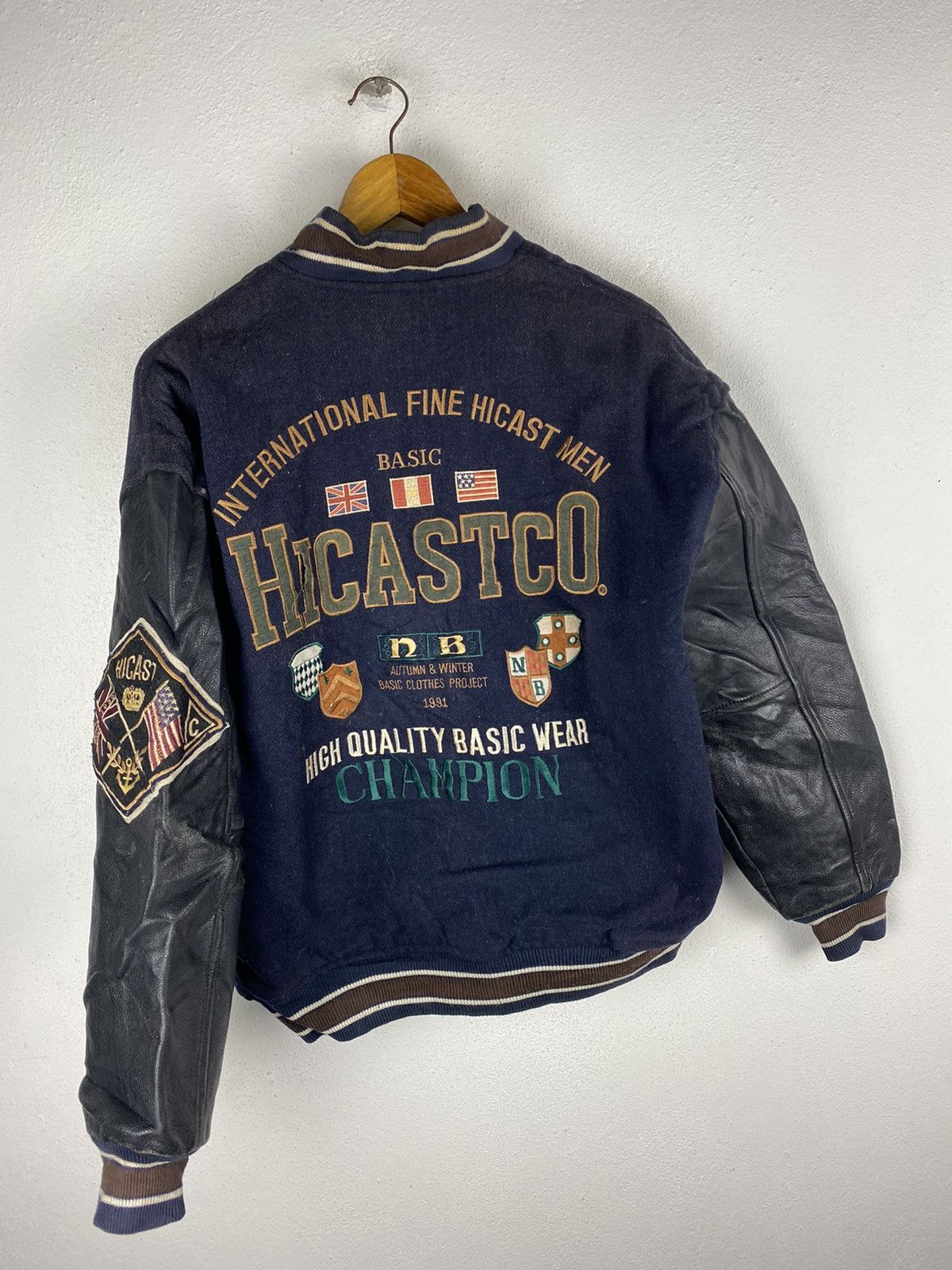 Other HICASTCO VINTAGE VARSITY JACKET LEATHER SLEEVE Size US L / EU 52-54 / 3 - 3 Thumbnail