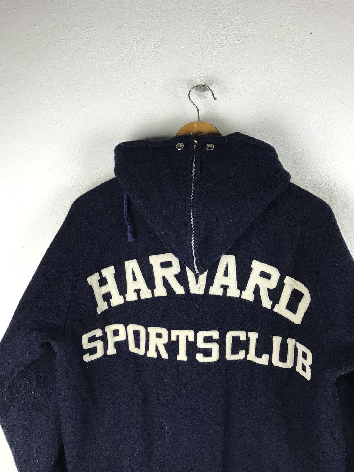 Vintage HARVARD SPORTS CLUB VARSITY JACKET STYLE WOOL FABRIC Size US L / EU 52-54 / 3 - 6 Thumbnail