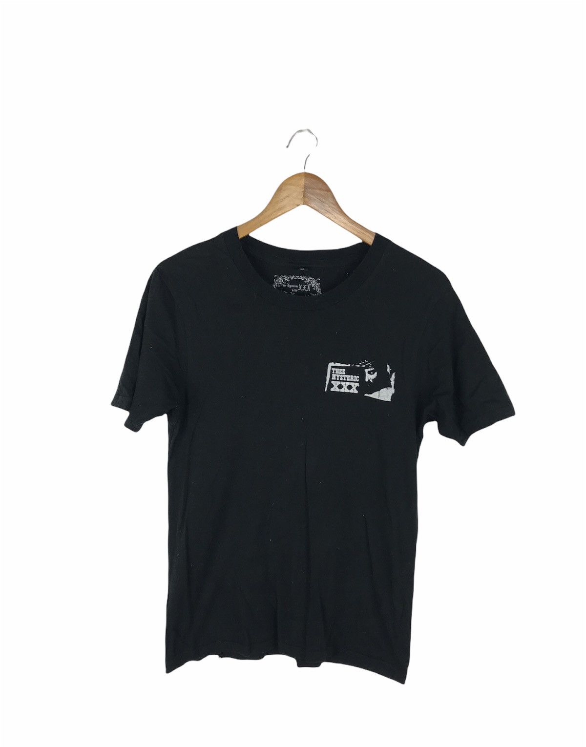 Designer × Hysteric Glamour Hysteric XXX x T. Noguchi 2015 Gothic Cross Graphic T-Shirt Size US S / EU 44-46 / 1 - 2 Thumbnail