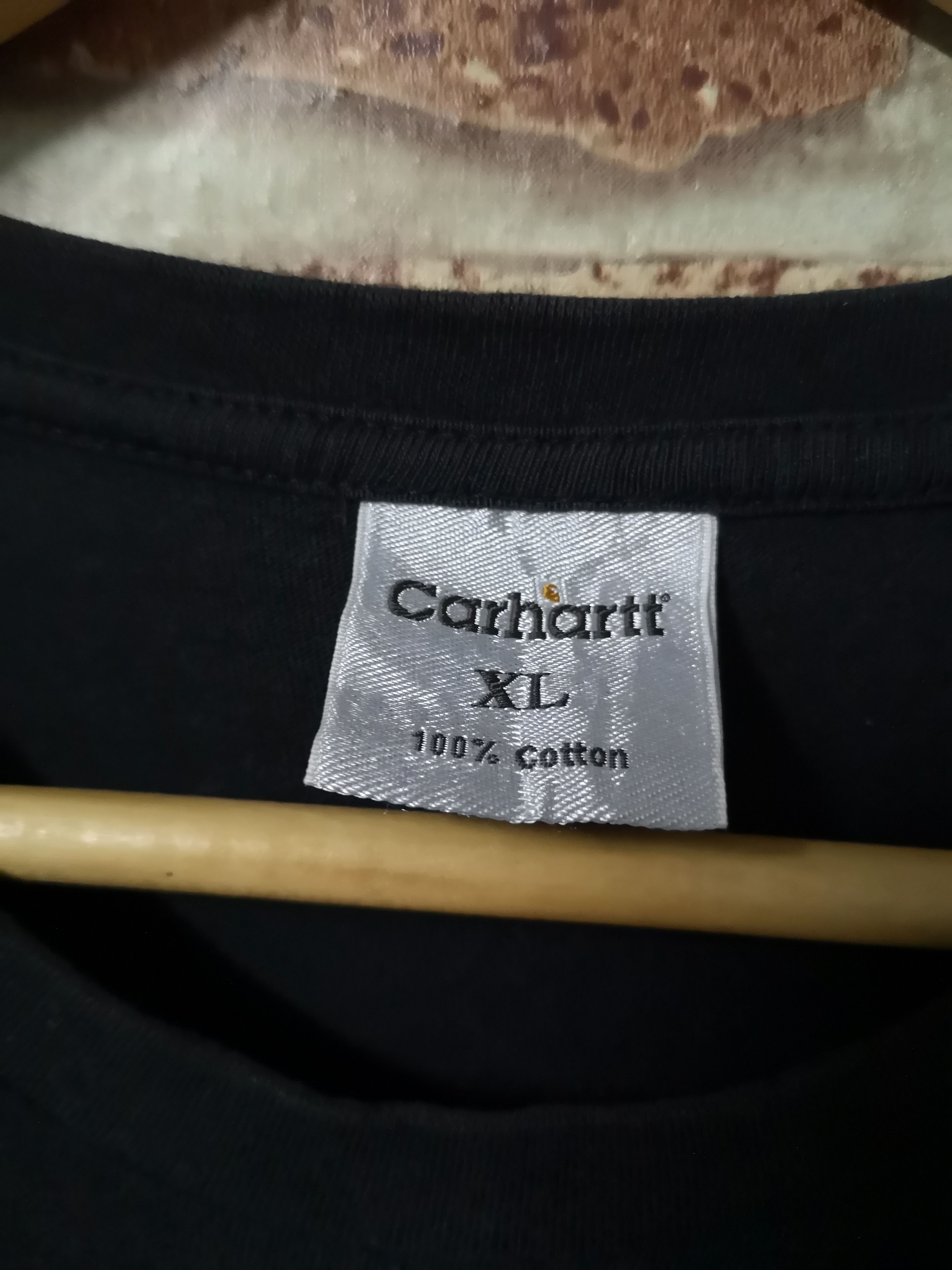 Carhartt × Vintage 🔥 CARHARTT BLACK TEE NICE SCREEN Size US XL / EU 56 / 4 - 4 Thumbnail
