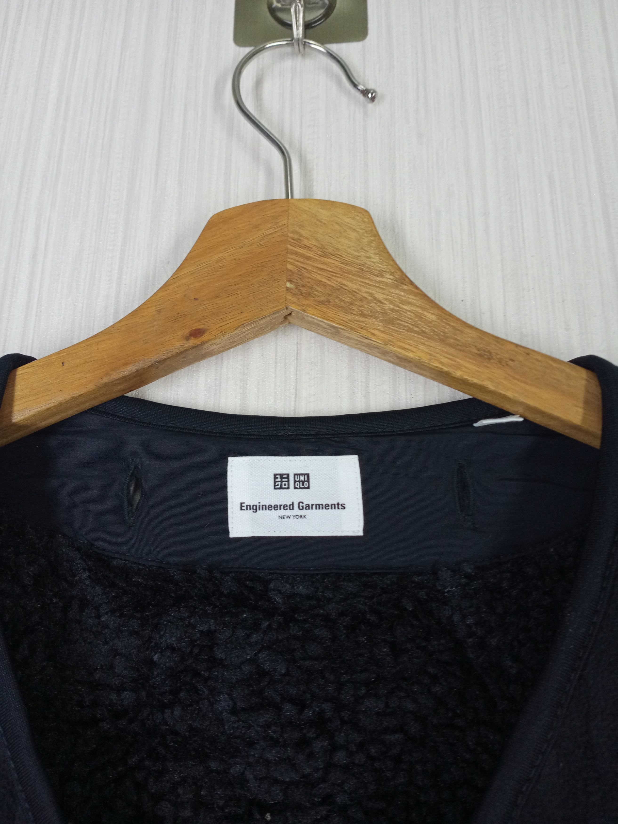 Engineered Garments Fleece Full Zip Thick Inner Sherpa Collarless Coat Size US L / EU 52-54 / 3 - 3 Thumbnail
