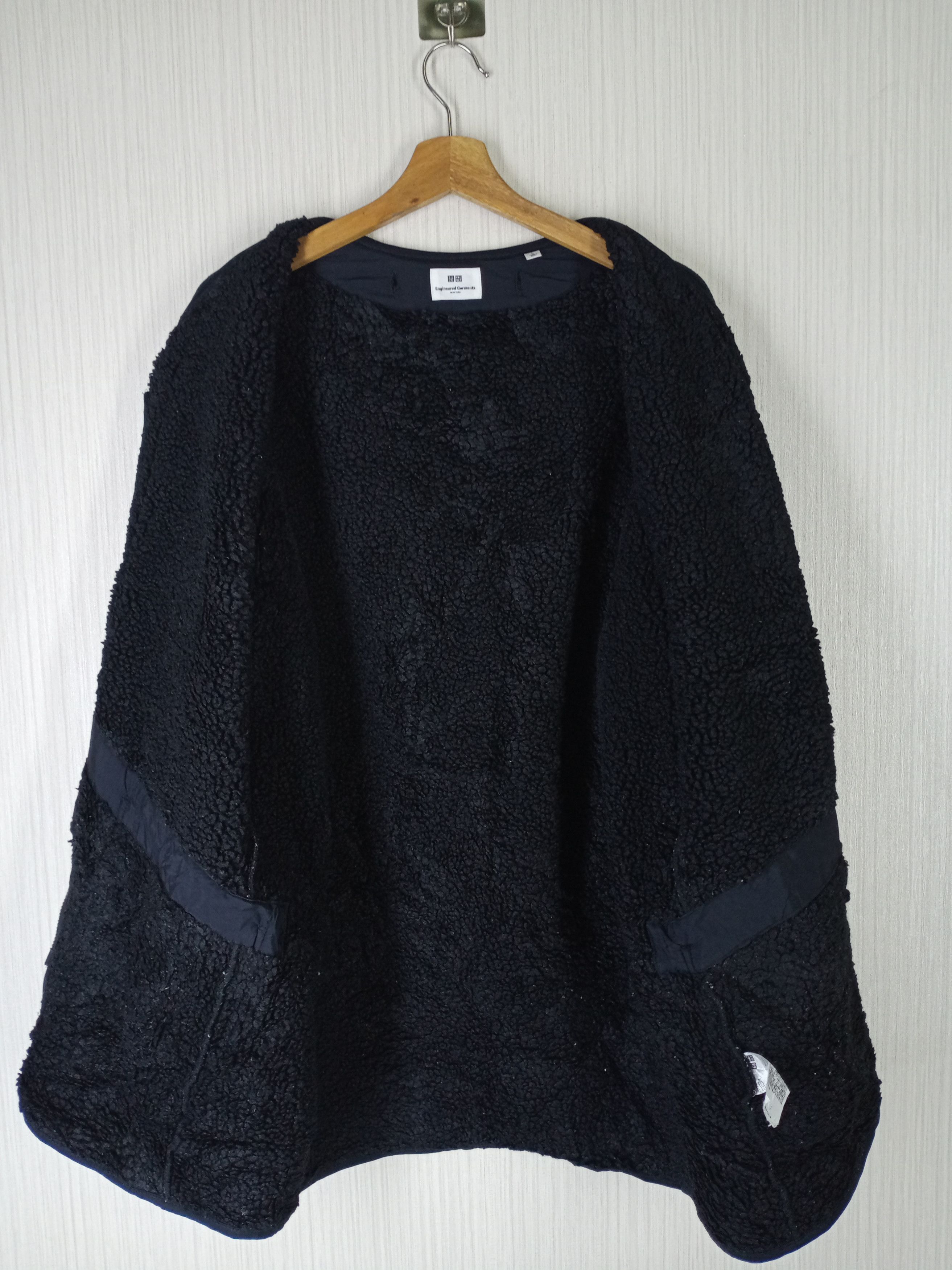 Engineered Garments Fleece Full Zip Thick Inner Sherpa Collarless Coat Size US L / EU 52-54 / 3 - 6 Thumbnail
