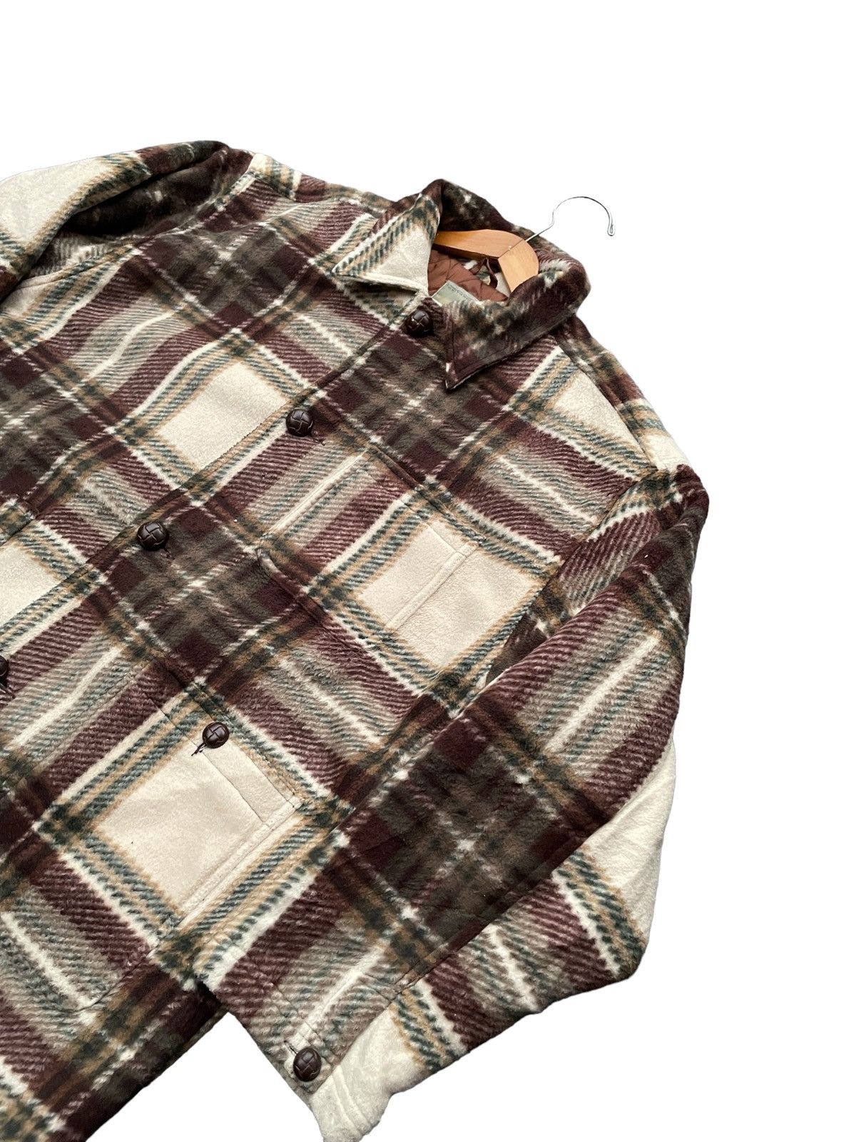 Japanese Brand Vintage Uniqlo Checkered Flannel Jacket Size US XL / EU 56 / 4 - 4 Thumbnail