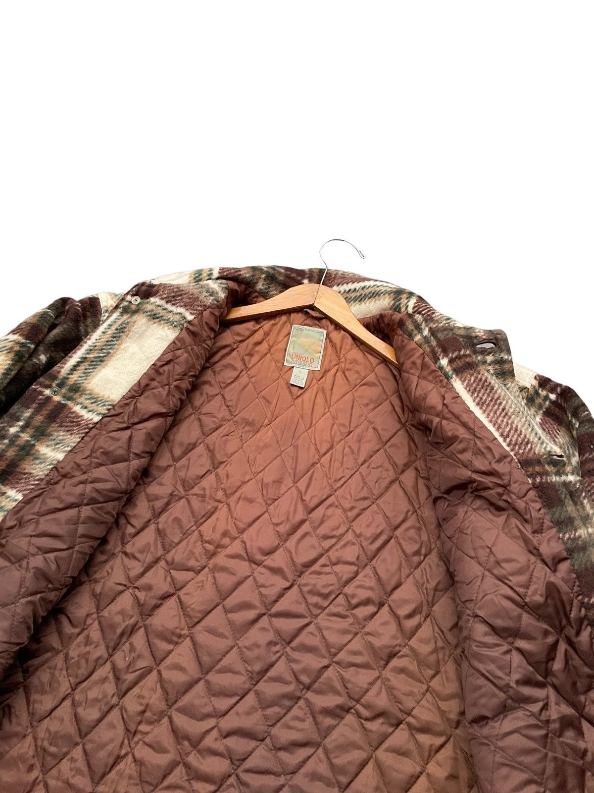 Japanese Brand Vintage Uniqlo Checkered Flannel Jacket Size US XL / EU 56 / 4 - 8 Thumbnail