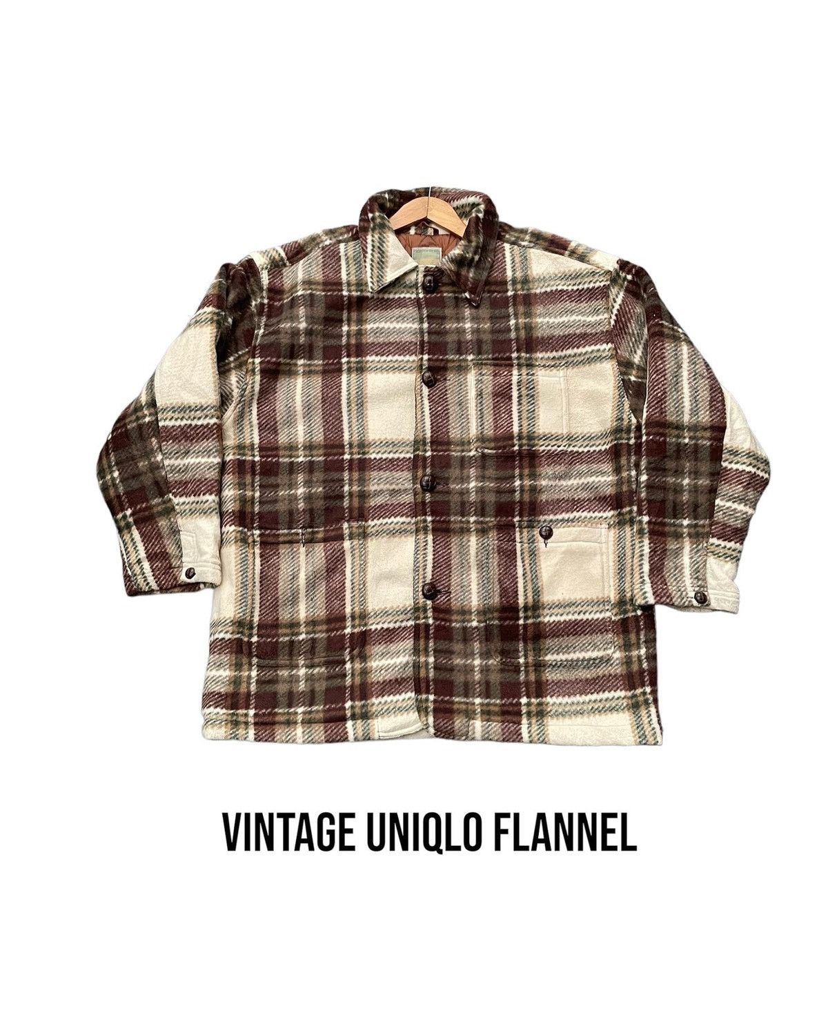 Vintage Uniqlo Checkered Flannel Jacket