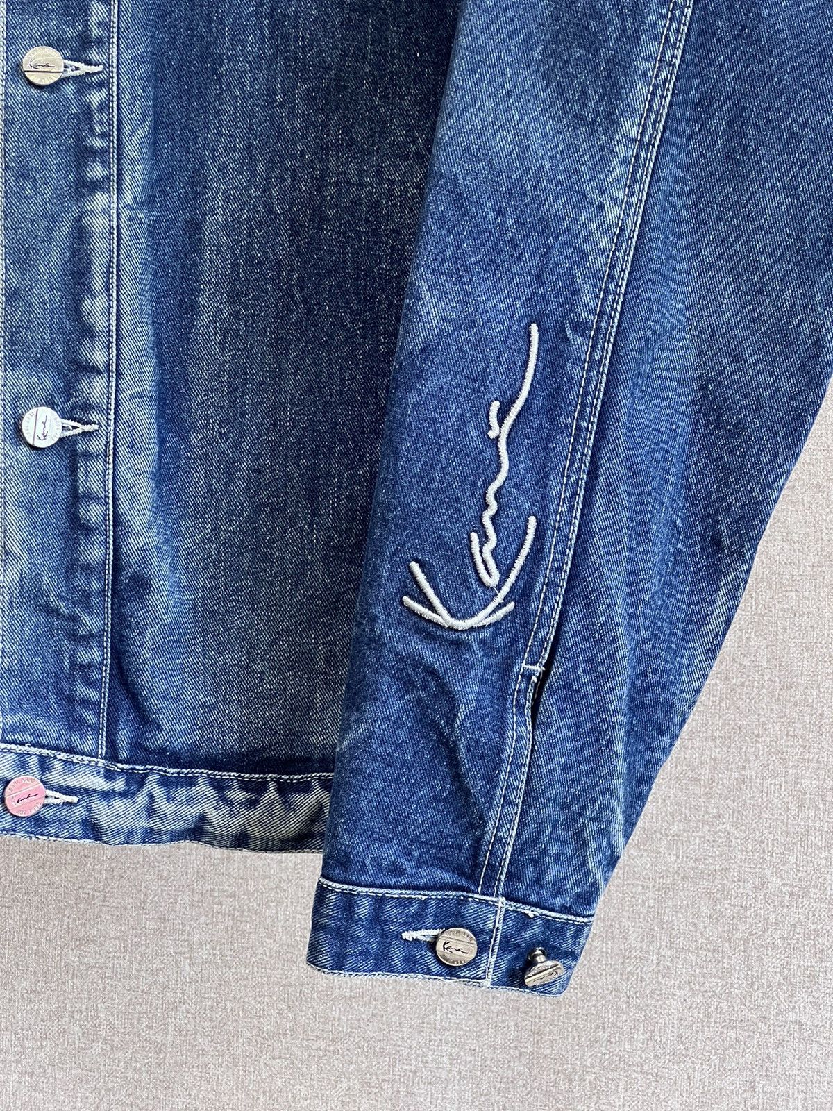 Karl Kani Vintage Karl Kani triple logo blue denim washed jacket Size US S / EU 44-46 / 1 - 4 Thumbnail