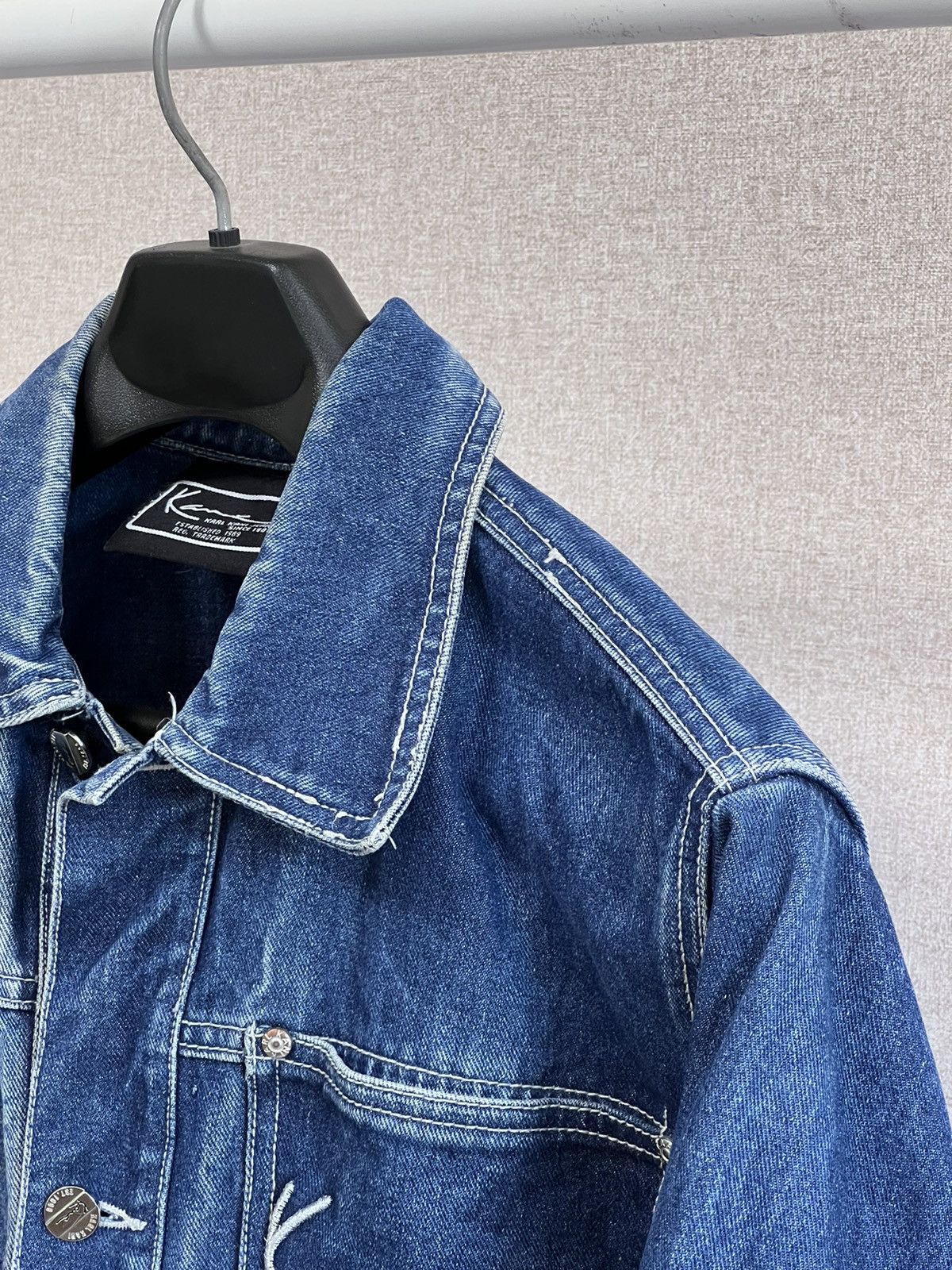 Karl Kani Vintage Karl Kani triple logo blue denim washed jacket Size US S / EU 44-46 / 1 - 6 Thumbnail