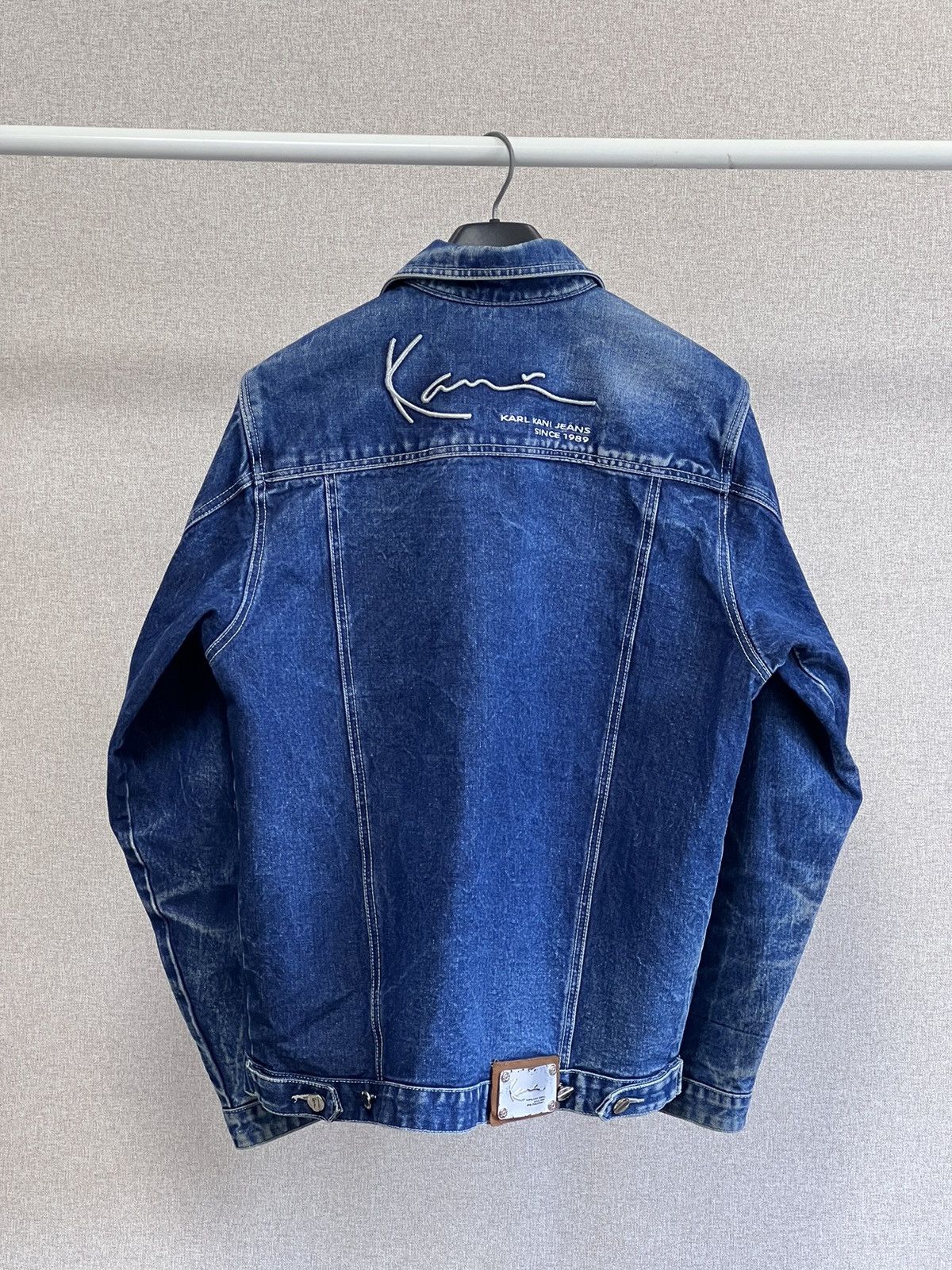 Karl Kani Vintage Karl Kani triple logo blue denim washed jacket Size US S / EU 44-46 / 1 - 3 Thumbnail
