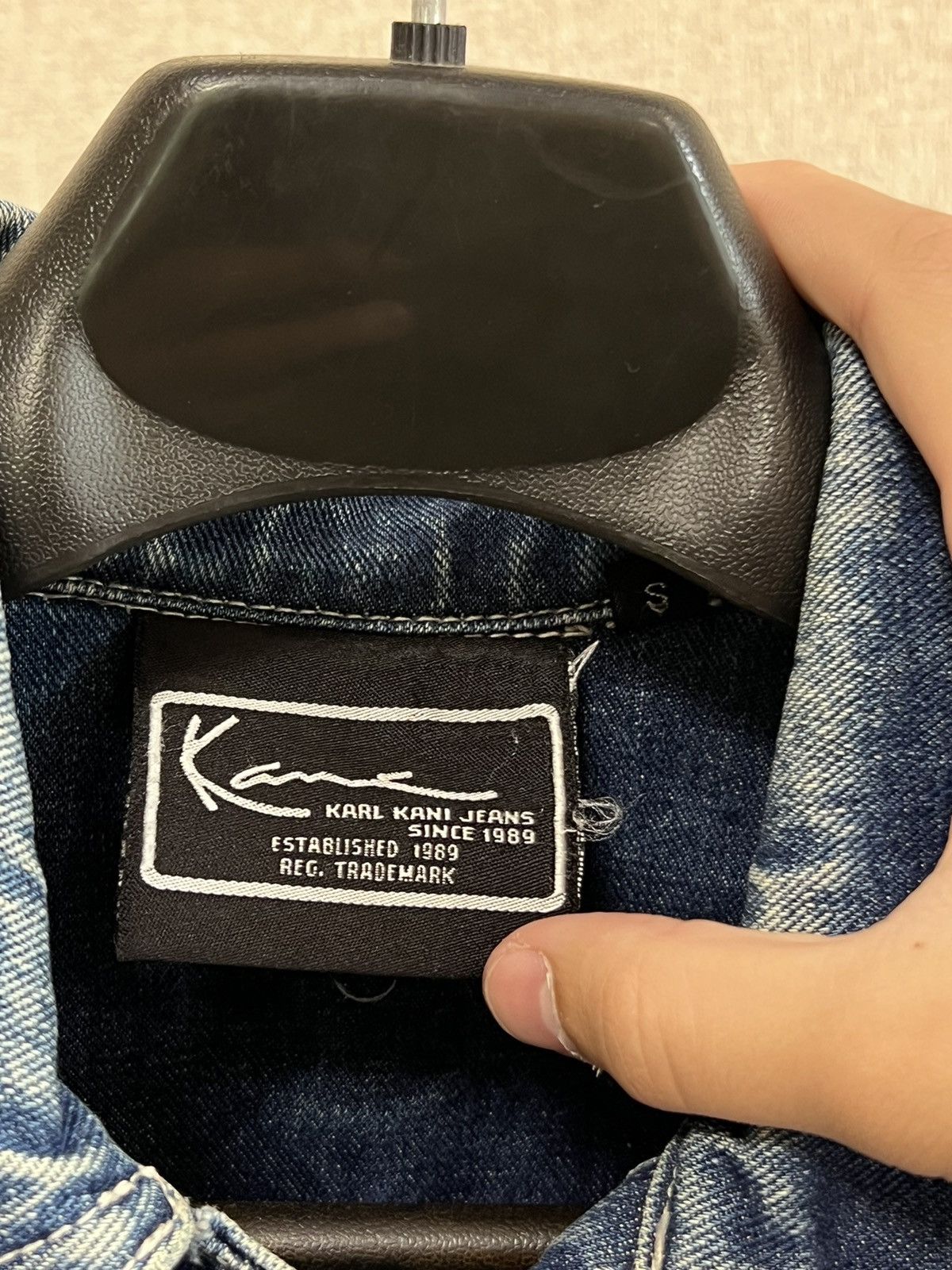Karl Kani Vintage Karl Kani triple logo blue denim washed jacket Size US S / EU 44-46 / 1 - 14 Thumbnail
