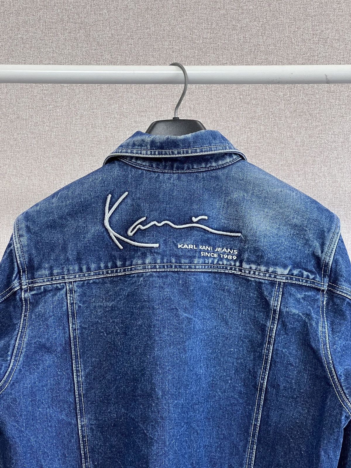 Karl Kani Vintage Karl Kani triple logo blue denim washed jacket Size US S / EU 44-46 / 1 - 7 Thumbnail