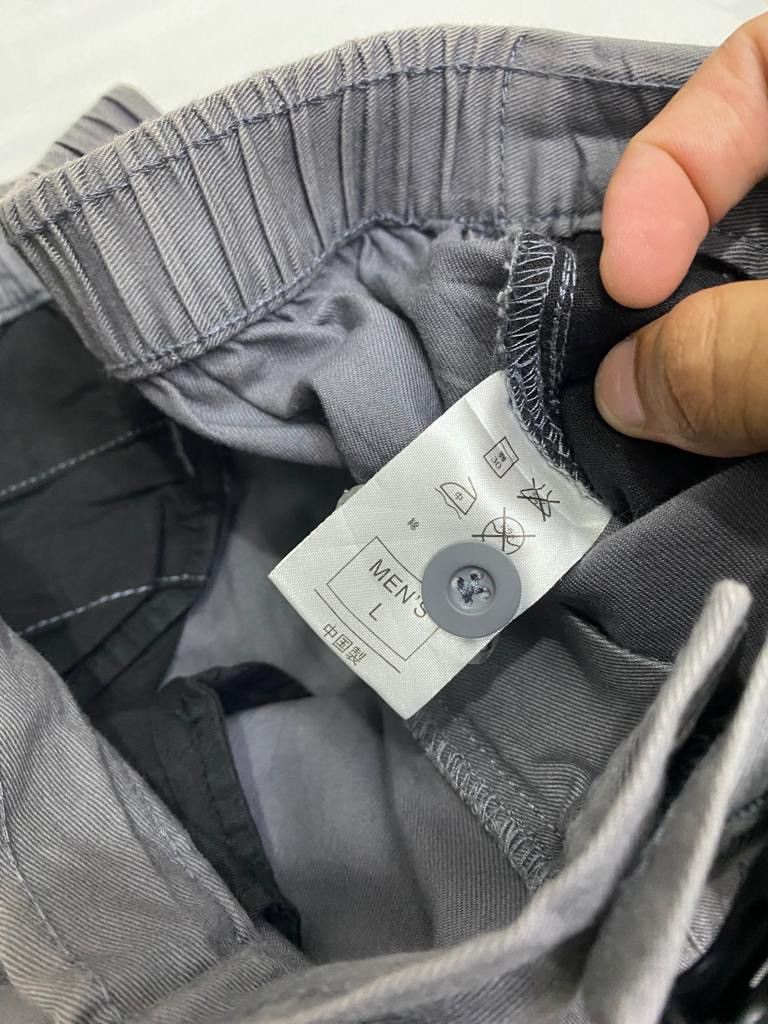 Nike THRASH🔥NIKE GREY CARGO PANTS DISTRESSED OIL STAINS Size US 30 / EU 46 - 10 Thumbnail