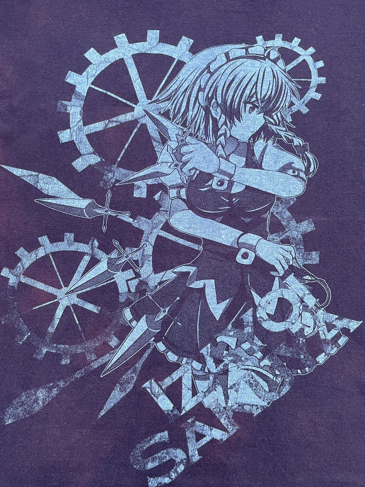 Anime Vintage Anime Izayoi Sakuya Tshirt Size US M / EU 48-50 / 2 - 11 Thumbnail
