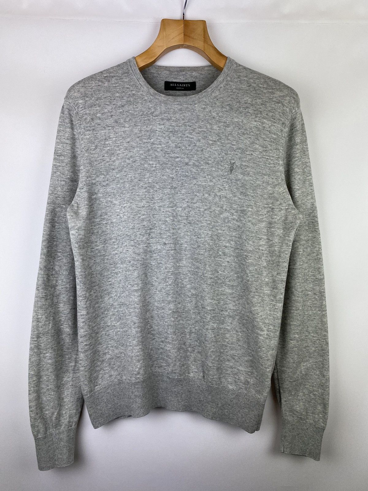 Allsaints × Japanese Brand Allsaints Mote Crew Neck sweater pullover size M gray Size US M / EU 48-50 / 2 - 1 Thumbnail