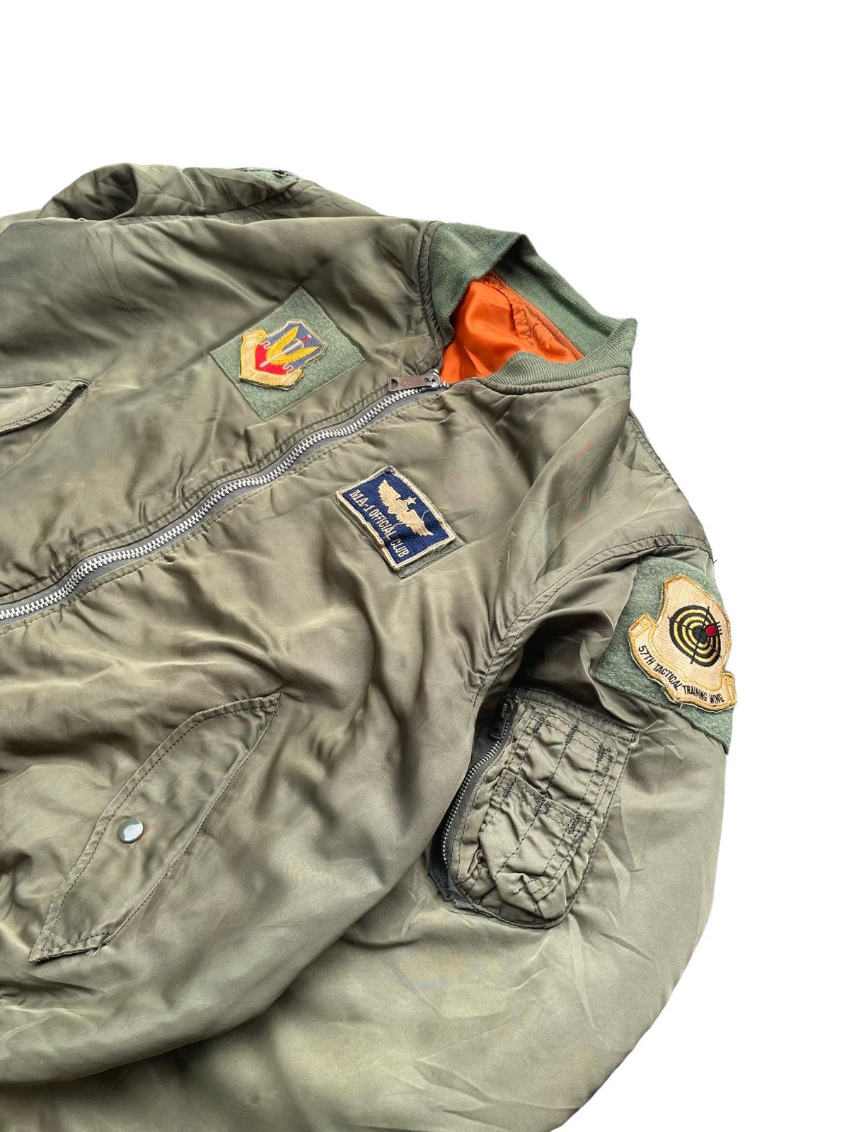 Alpha Industries × Vintage Vintage Alpha Industries Bomber Jacket Size US L / EU 52-54 / 3 - 2 Thumbnail