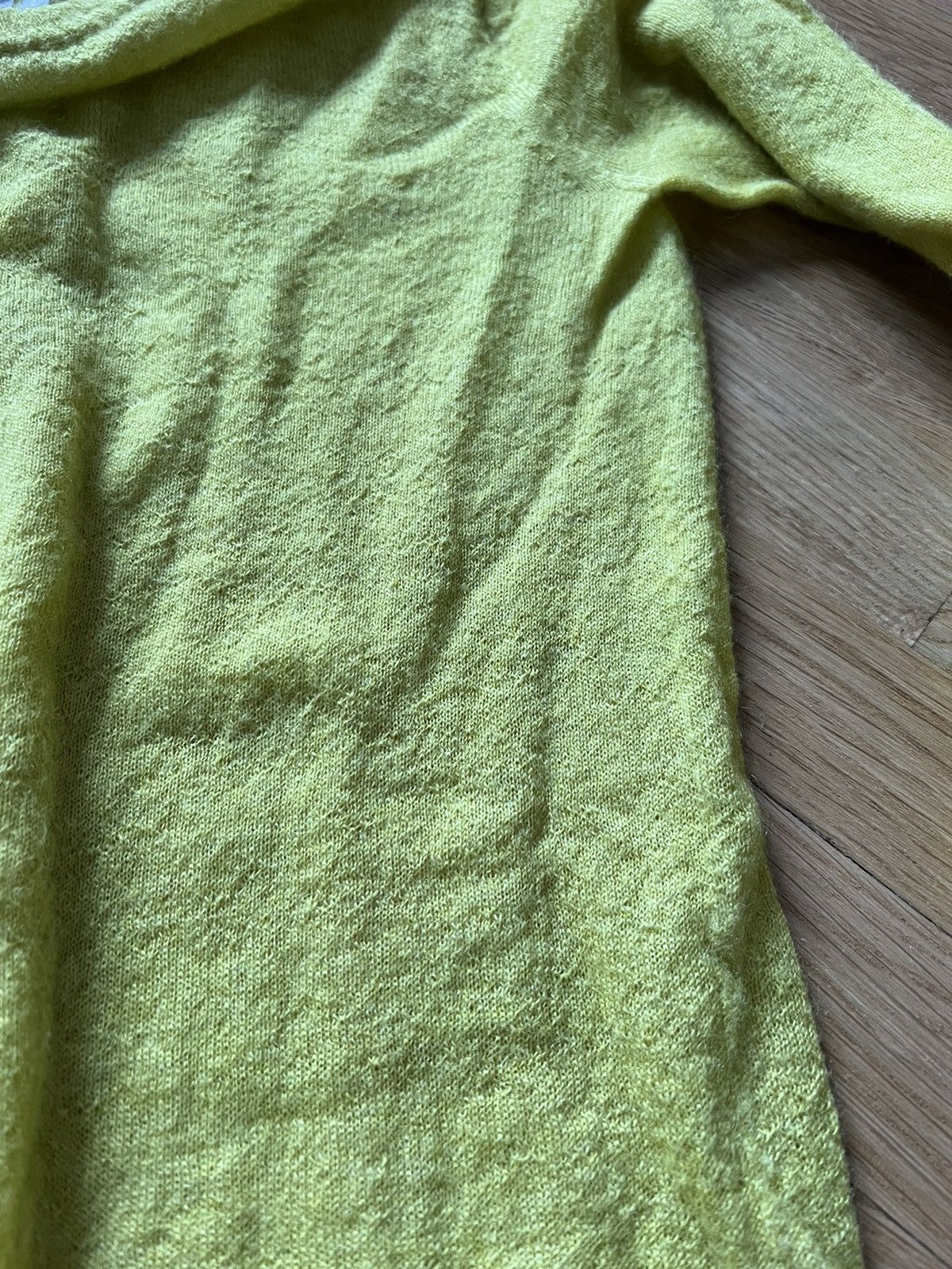 Rick Owens Rick Owens Performa Acid Yellow Sz S mohair alpaca knit Size US S / EU 44-46 / 1 - 6 Thumbnail