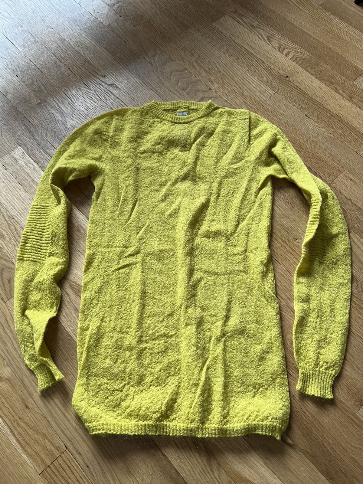 Rick Owens Rick Owens Performa Acid Yellow Sz S mohair alpaca knit Size US S / EU 44-46 / 1 - 2 Thumbnail