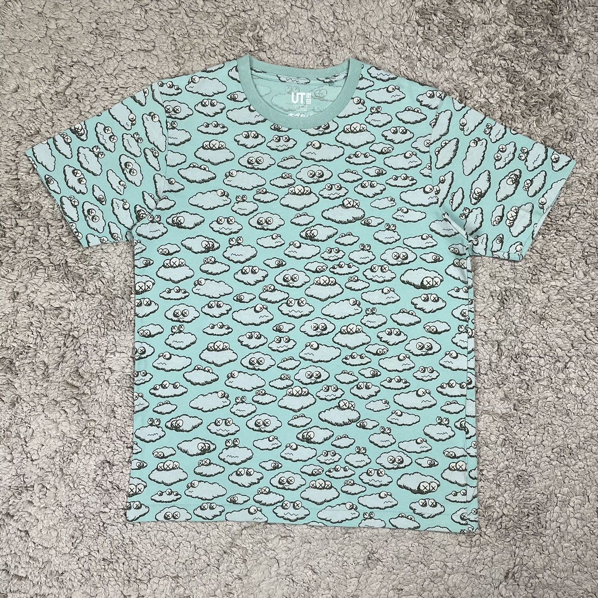 image of Ut Kaws Fullprint T-Shirt in Green, Men's (Size Large)
