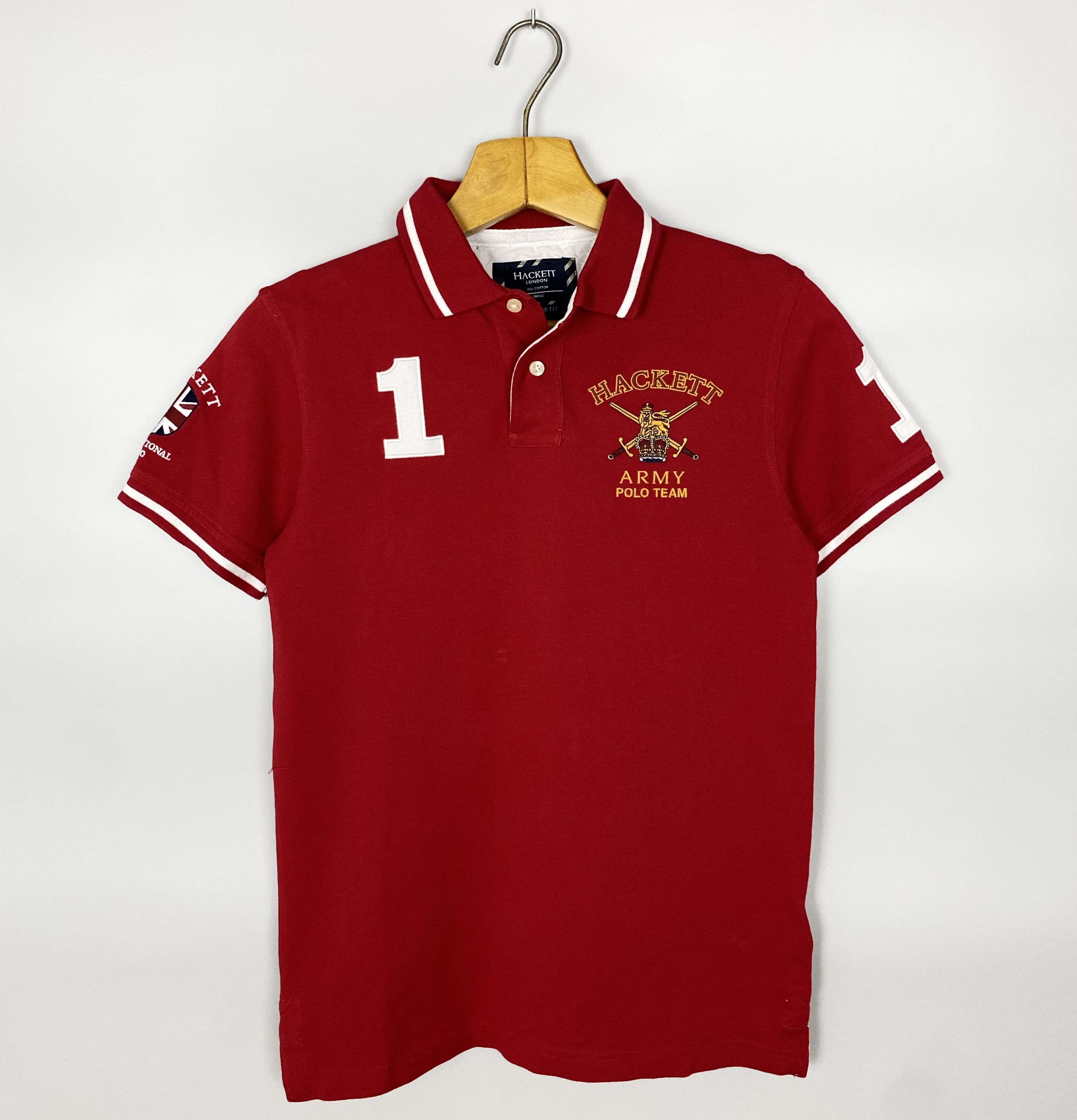 Hackett Hackett Army Polo Team Number 1 Size US S / EU 44-46 / 1 - 3 Thumbnail