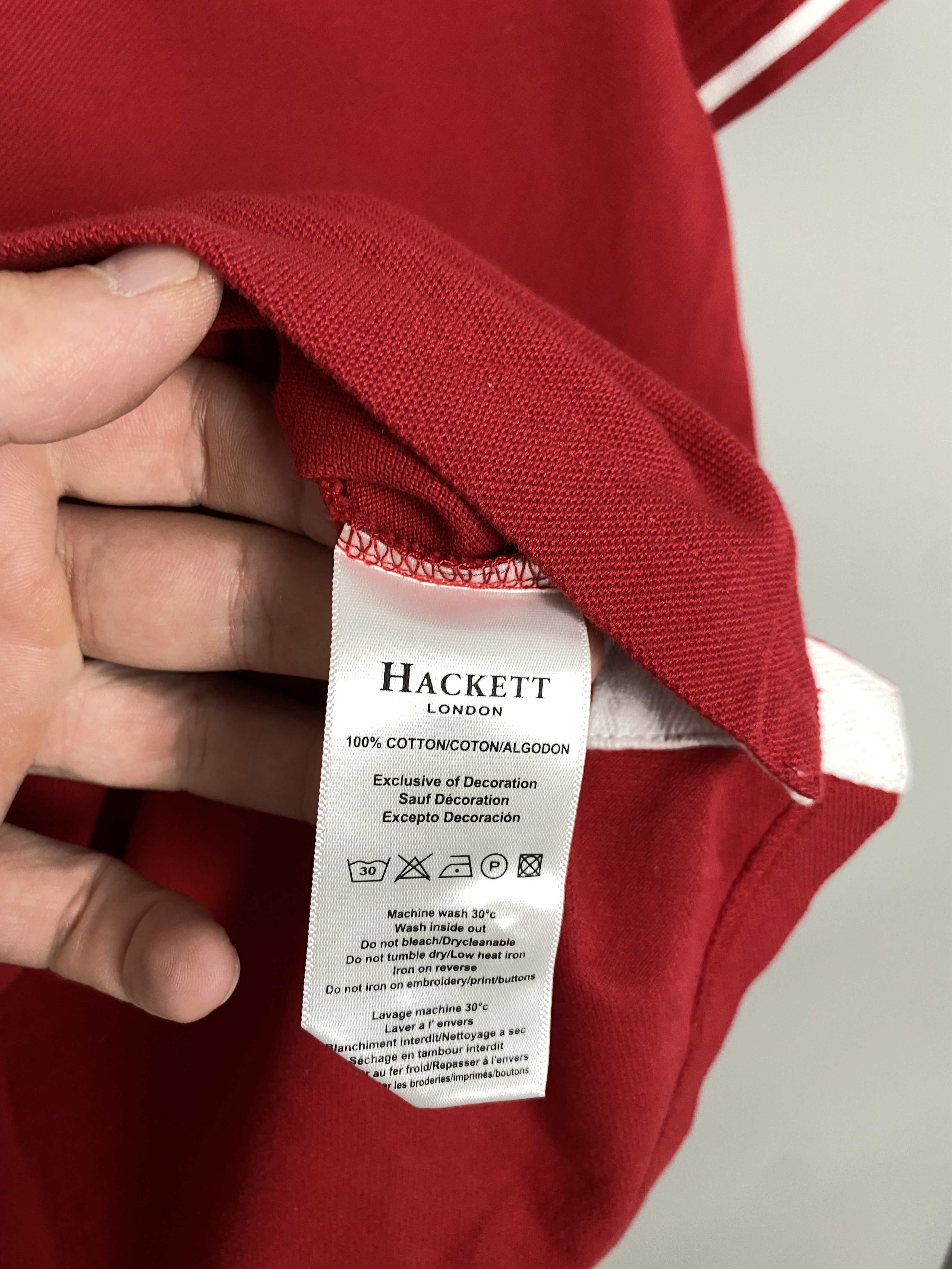 Hackett Hackett Army Polo Team Number 1 Size US S / EU 44-46 / 1 - 6 Thumbnail
