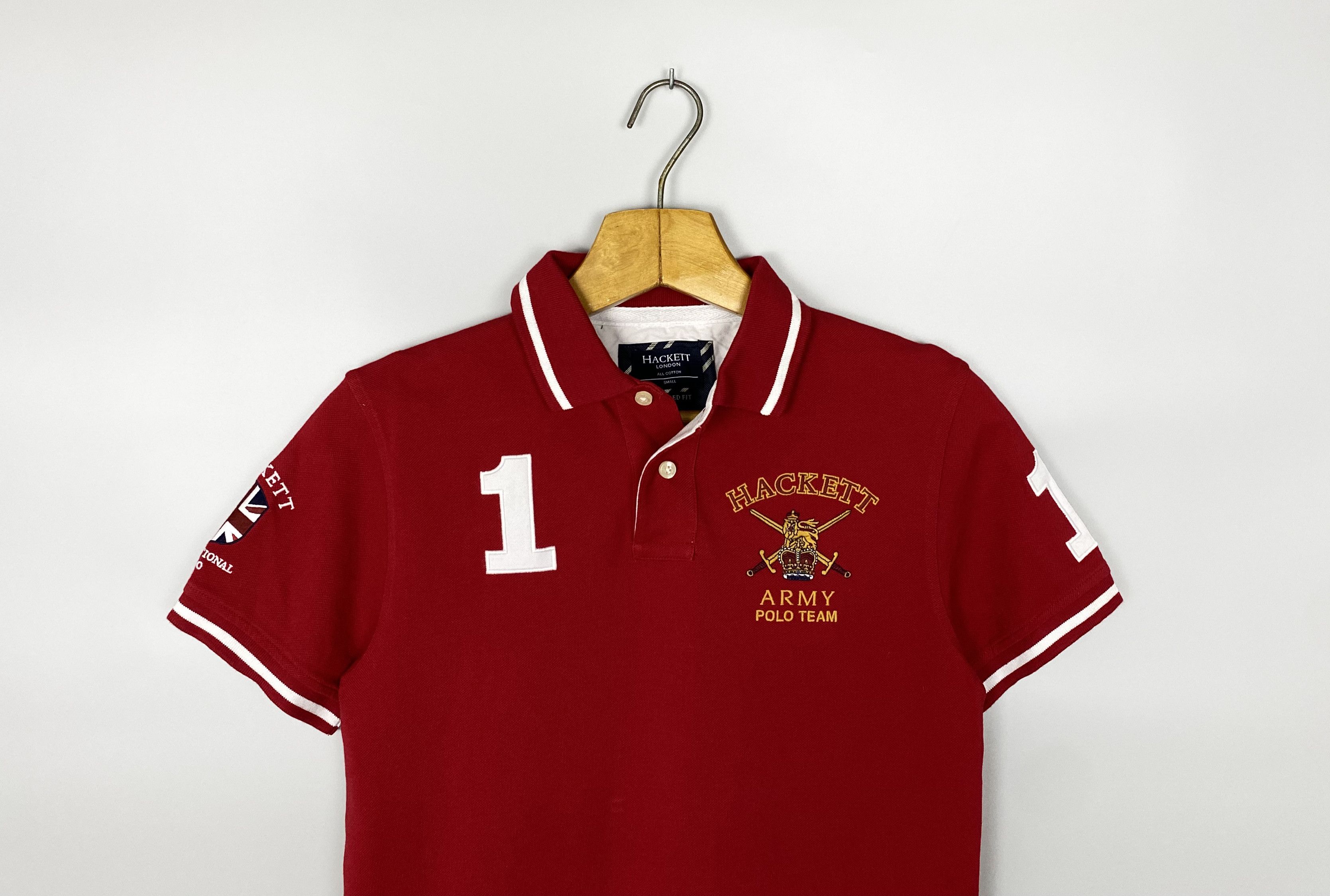 Hackett Hackett Army Polo Team Number 1 Size US S / EU 44-46 / 1 - 4 Thumbnail