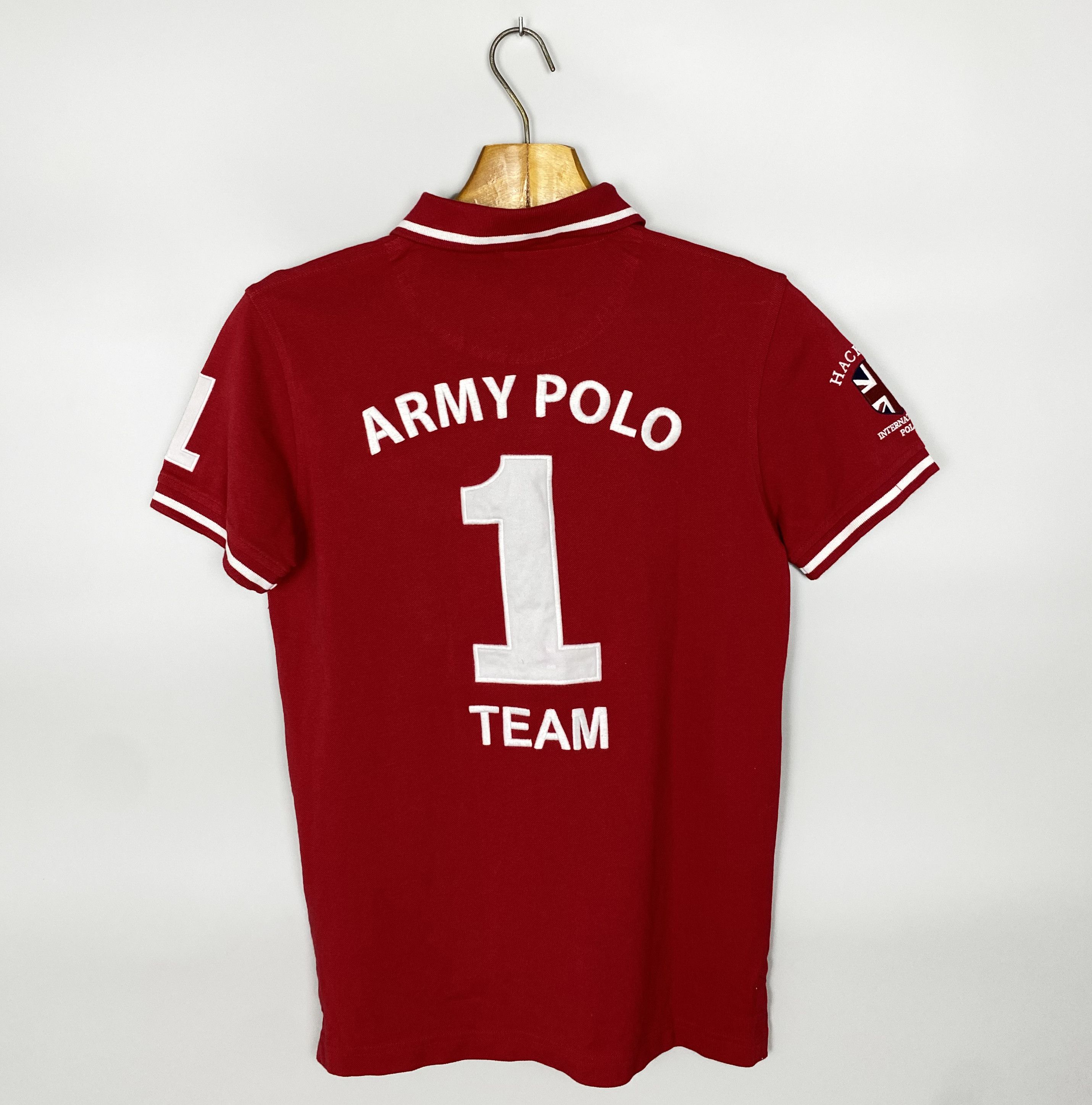 Hackett Hackett Army Polo Team Number 1 Size US S / EU 44-46 / 1 - 1 Thumbnail