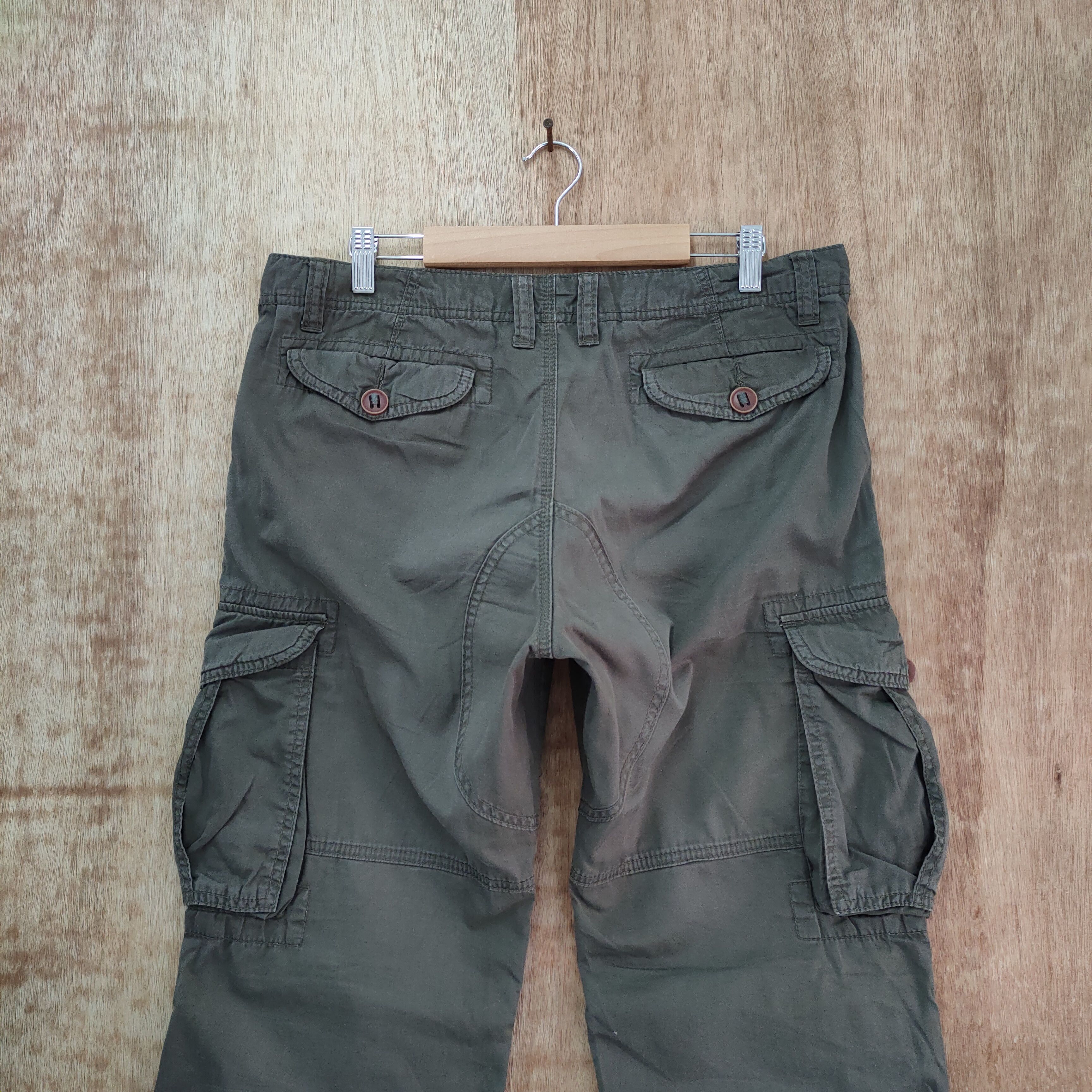 Japanese Brand VINTAGE TAKEO KIKUCHI FADED CARGO PANTS Size US 34 / EU 50 - 5 Thumbnail