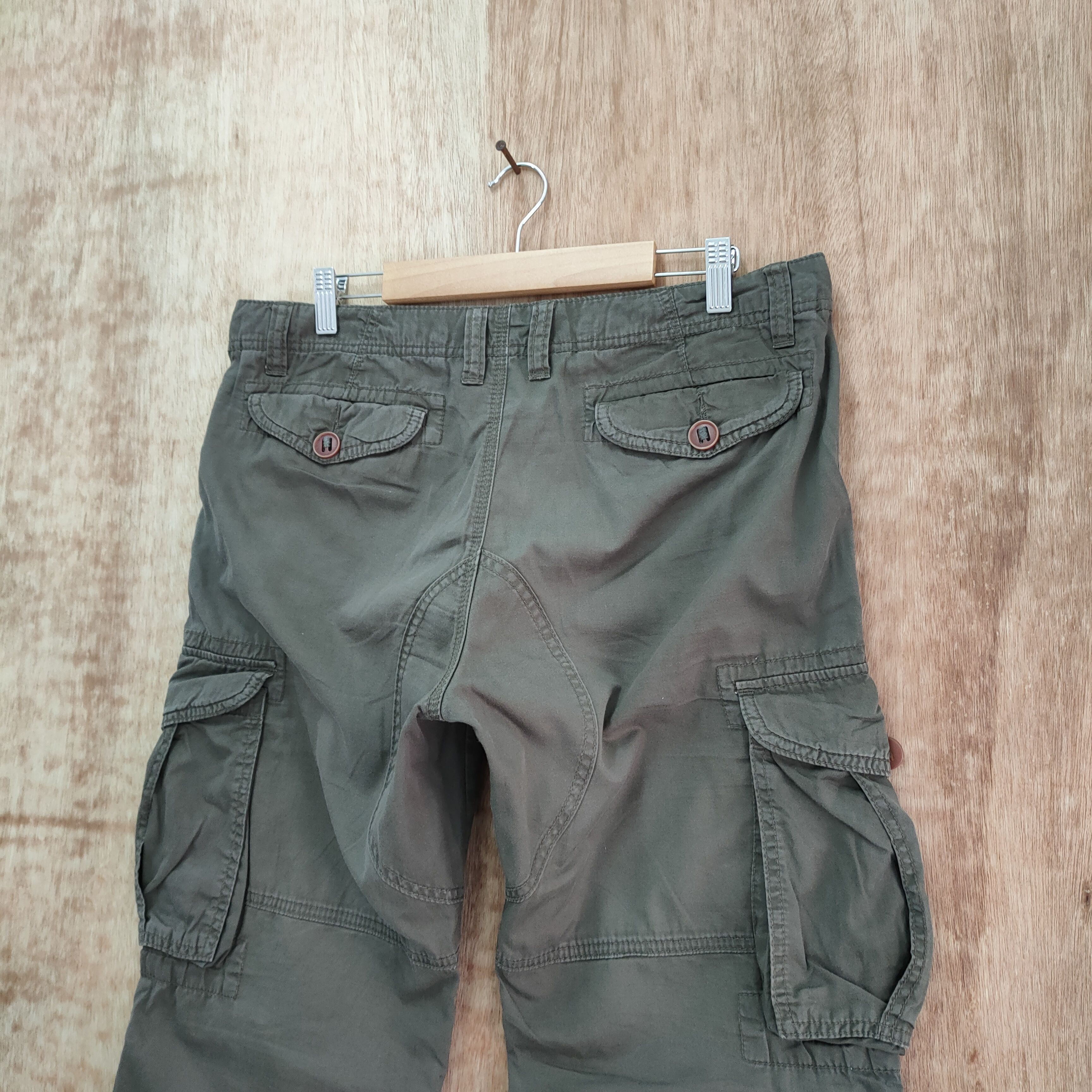 Japanese Brand VINTAGE TAKEO KIKUCHI FADED CARGO PANTS Size US 34 / EU 50 - 10 Thumbnail