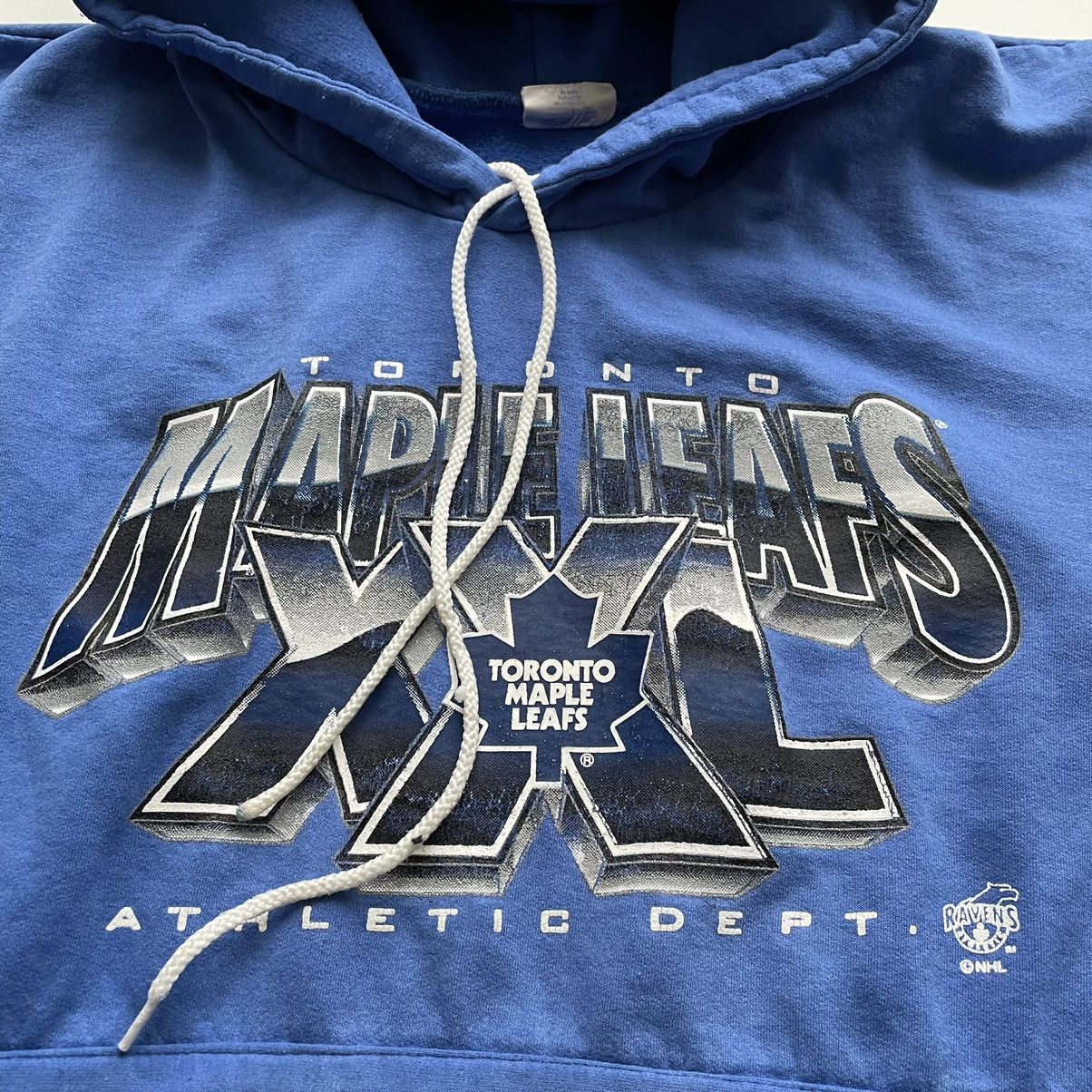 NHL Vintage 1990s Toronto Maple Leafs NHL Graphic Hoodie XL Rare Size US XL / EU 56 / 4 - 3 Thumbnail