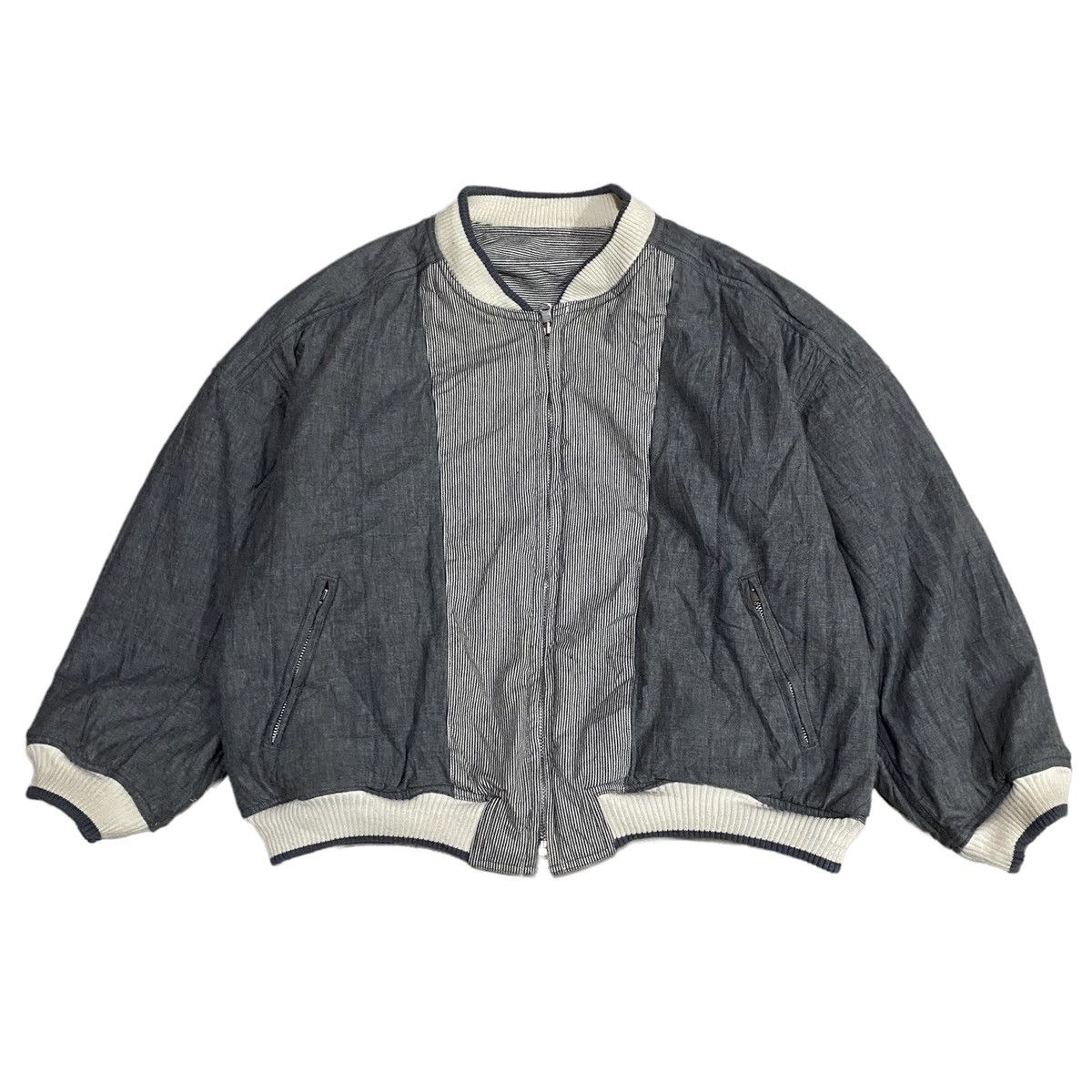 Issey Miyake Issey Miyake Tsumori Chisato Reversible MA-1 Bomber Jacket Size US M / EU 48-50 / 2 - 6 Thumbnail