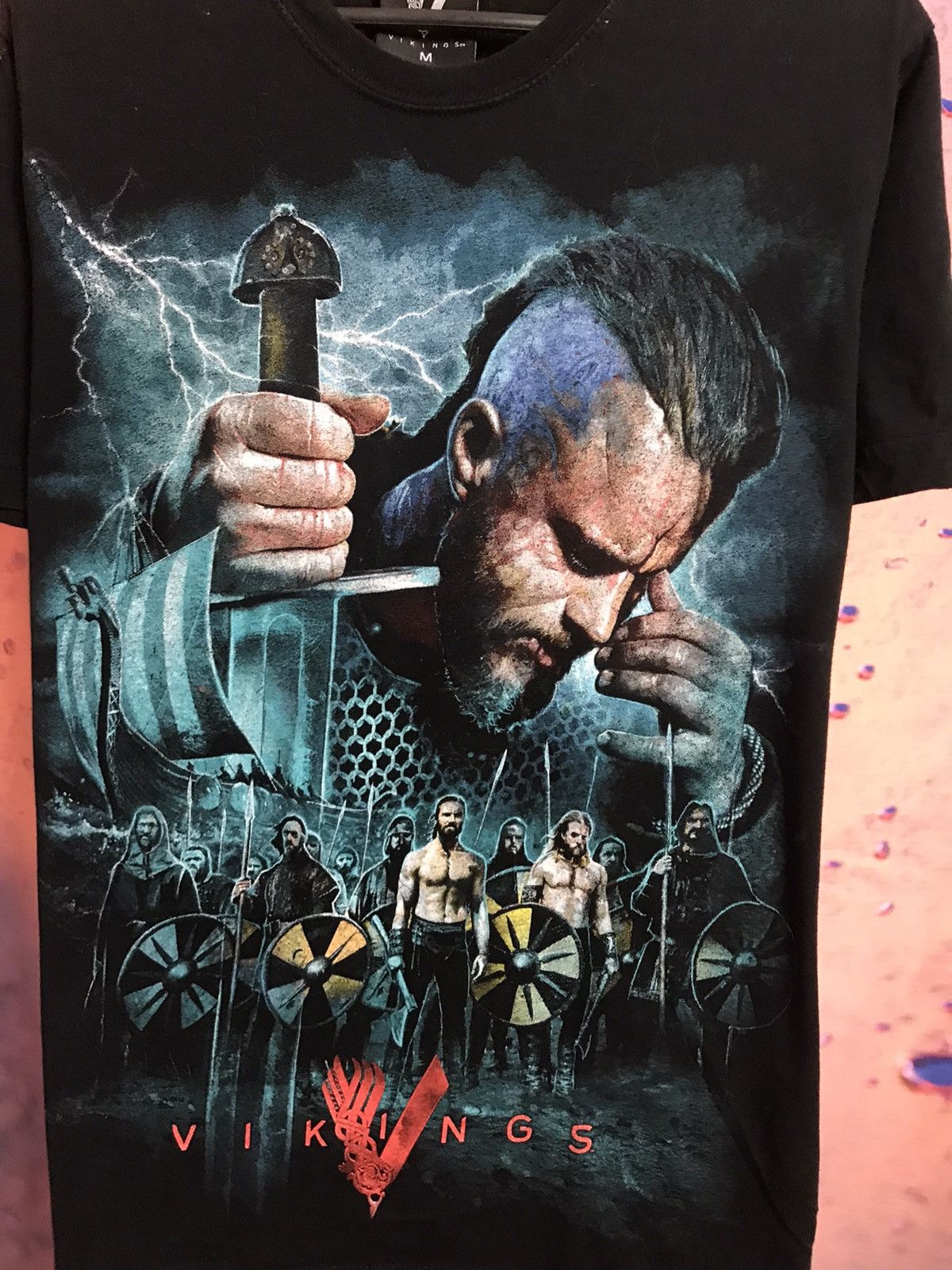 Vintage Vintage Vikings streetwear movie tee Size US S / EU 44-46 / 1 - 3 Thumbnail