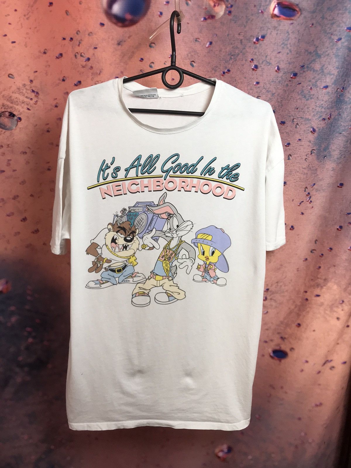 Vintage Looney Tunes Space Jam streetwear movie tee Size US L / EU 52-54 / 3 - 2 Thumbnail