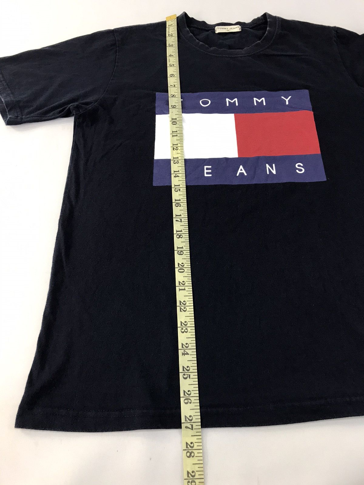Tommy Jeans × Vintage Tommy Jeans Box Logo Graphic Screen Tee K1169J Size US M / EU 48-50 / 2 - 7 Thumbnail