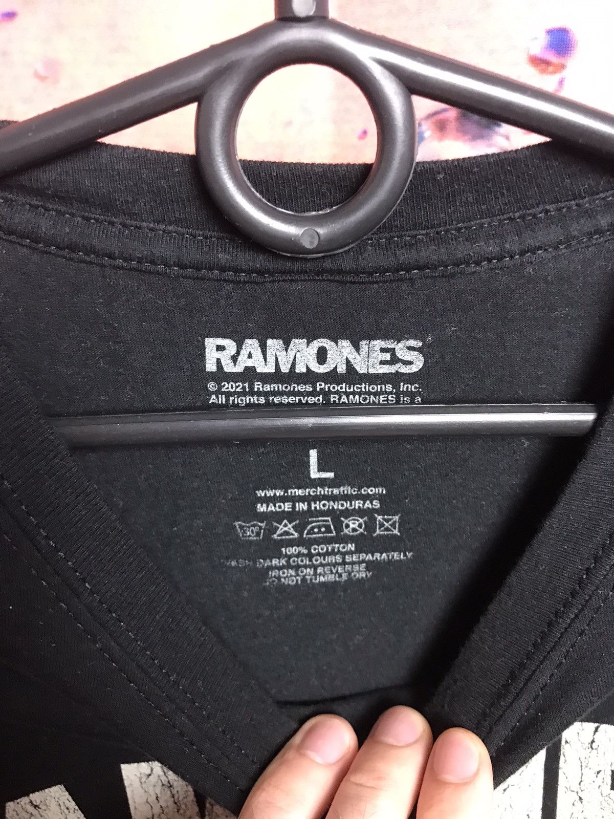 Japanese Brand × Vintage Vintage Ramones band rock tee Size US L / EU 52-54 / 3 - 4 Thumbnail