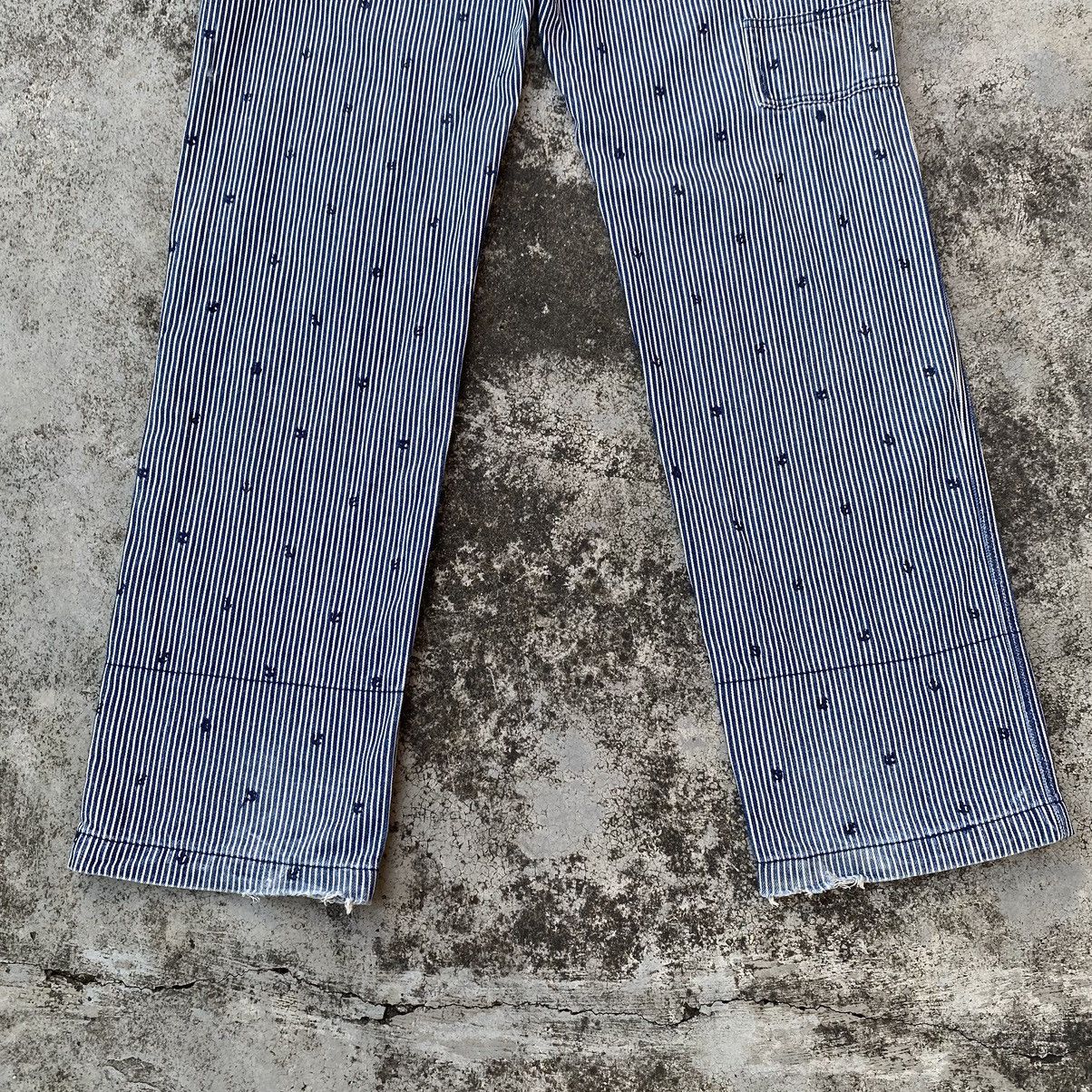 Japanese Brand × Vintage Monogram Hickory Buckle Carpenter Pant By Browny Size US 32 / EU 48 - 8 Thumbnail