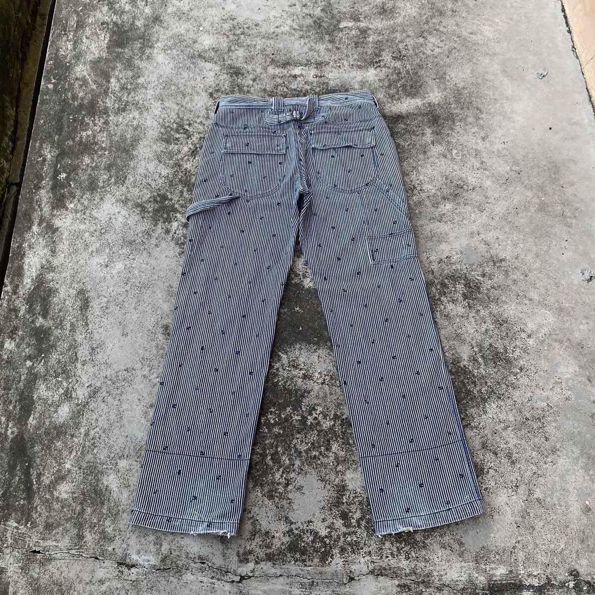 Japanese Brand × Vintage Monogram Hickory Buckle Carpenter Pant By Browny Size US 32 / EU 48 - 1 Thumbnail