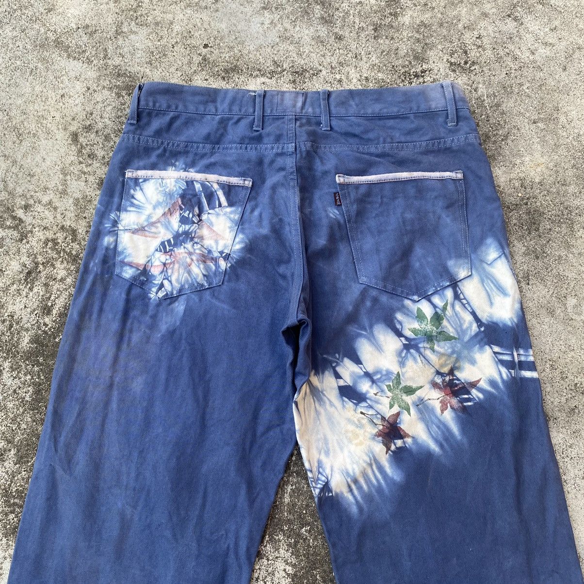 Japanese Brand Vintage Japanese Sukajan Inspire Printed Denim Jeans Size US 34 / EU 50 - 16 Thumbnail