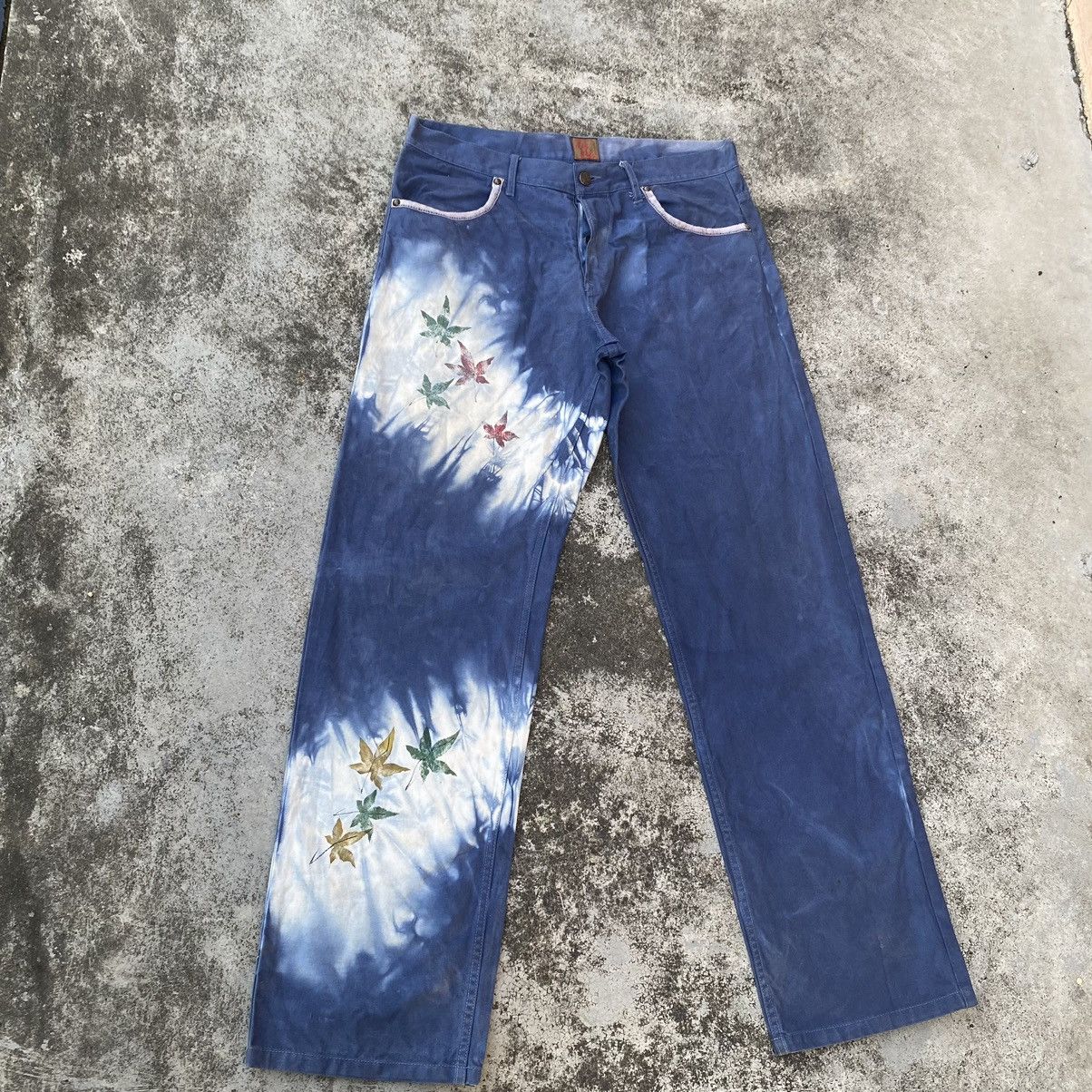 Japanese Brand Vintage Japanese Sukajan Inspire Printed Denim Jeans Size US 34 / EU 50 - 5 Thumbnail
