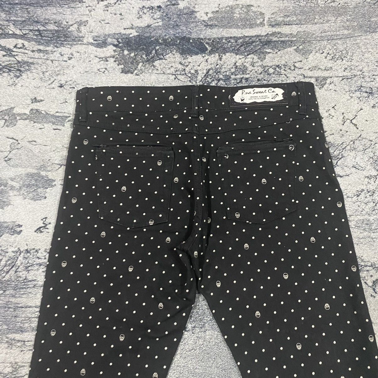 Japanese Brand × Vintage Vintage Japanese RNA Polkadot Skull Printed Pants Size US 30 / EU 46 - 10 Thumbnail
