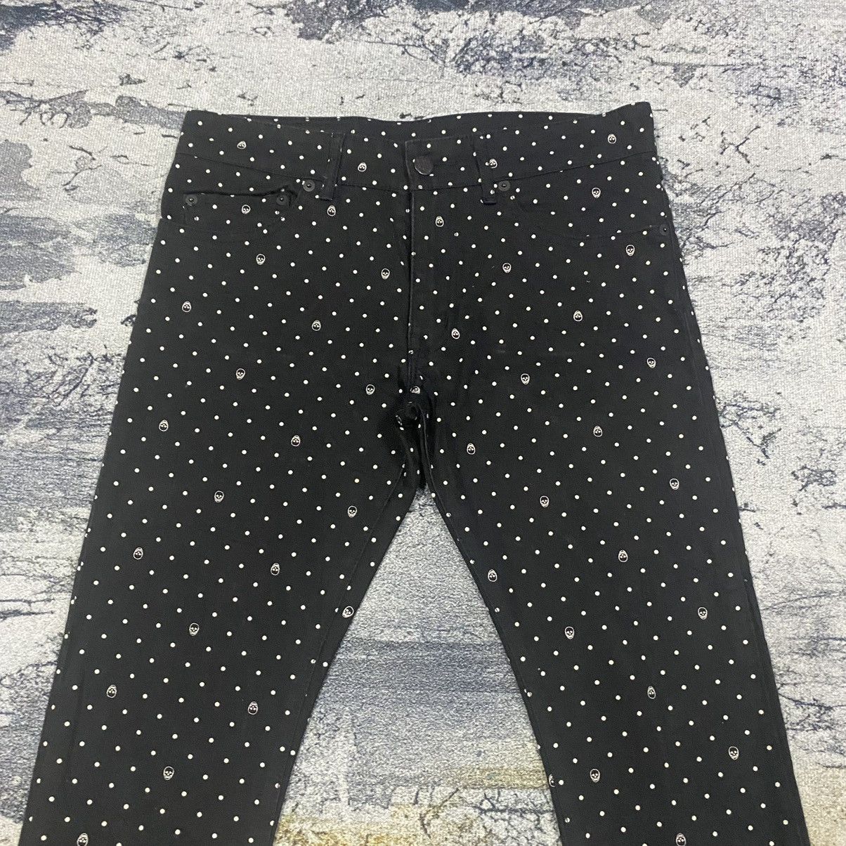 Japanese Brand × Vintage Vintage Japanese RNA Polkadot Skull Printed Pants Size US 30 / EU 46 - 4 Thumbnail