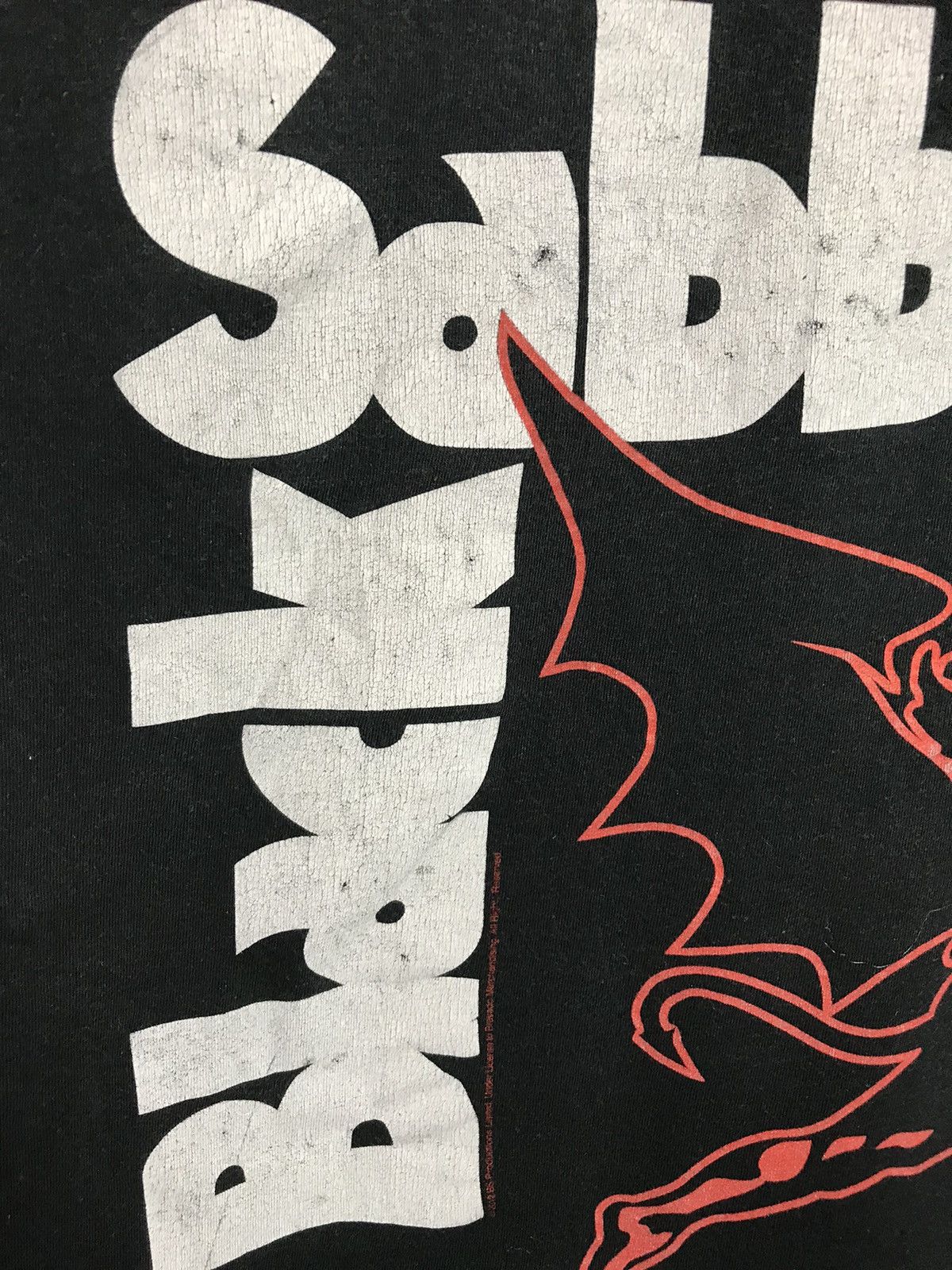 Band Tees × Black Sabbath × Vintage Vintage Black Sabbath band rock tee Size US S / EU 44-46 / 1 - 4 Thumbnail