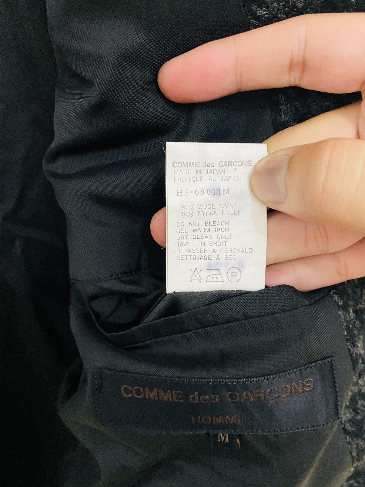 Comme des Garcons Homme × Rei Kawakubo Rare Comme des Garçon Homme Coat Size US M / EU 48-50 / 2 - 6 Thumbnail