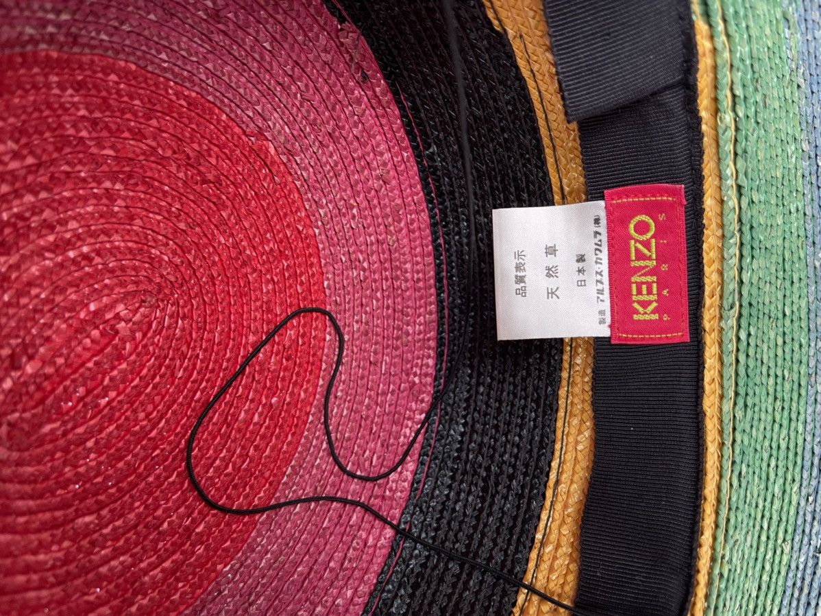 Kenzo 1970’s Haystack Multicolor Gentleman Hat Size ONE SIZE - 4 Thumbnail